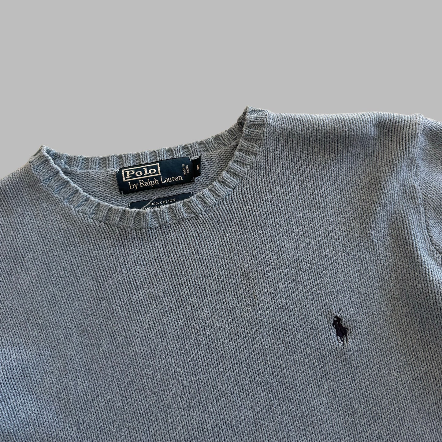 90s Polo Ralph Lauren Heavy Knit - M