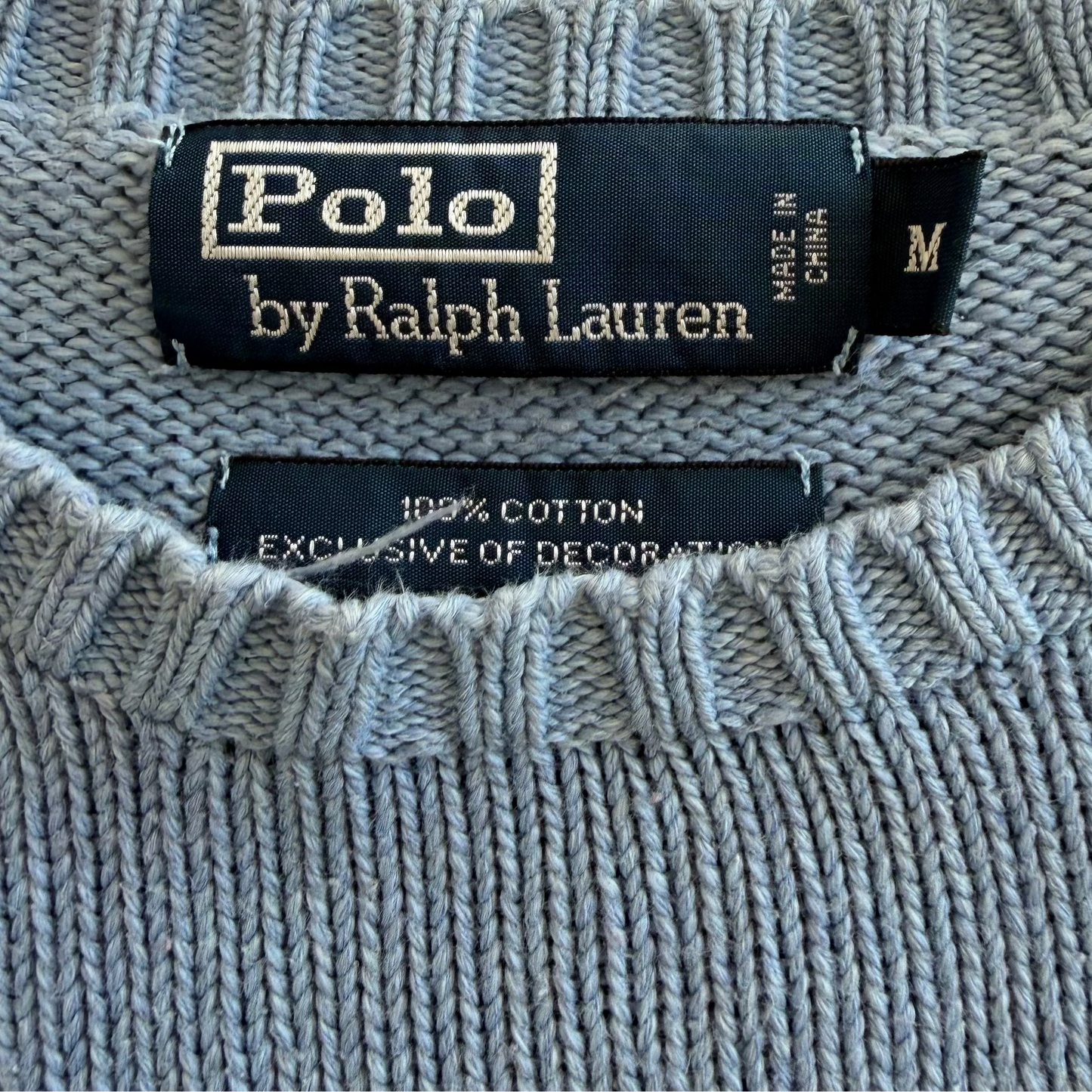 90s Polo Ralph Lauren Heavy Knit - M