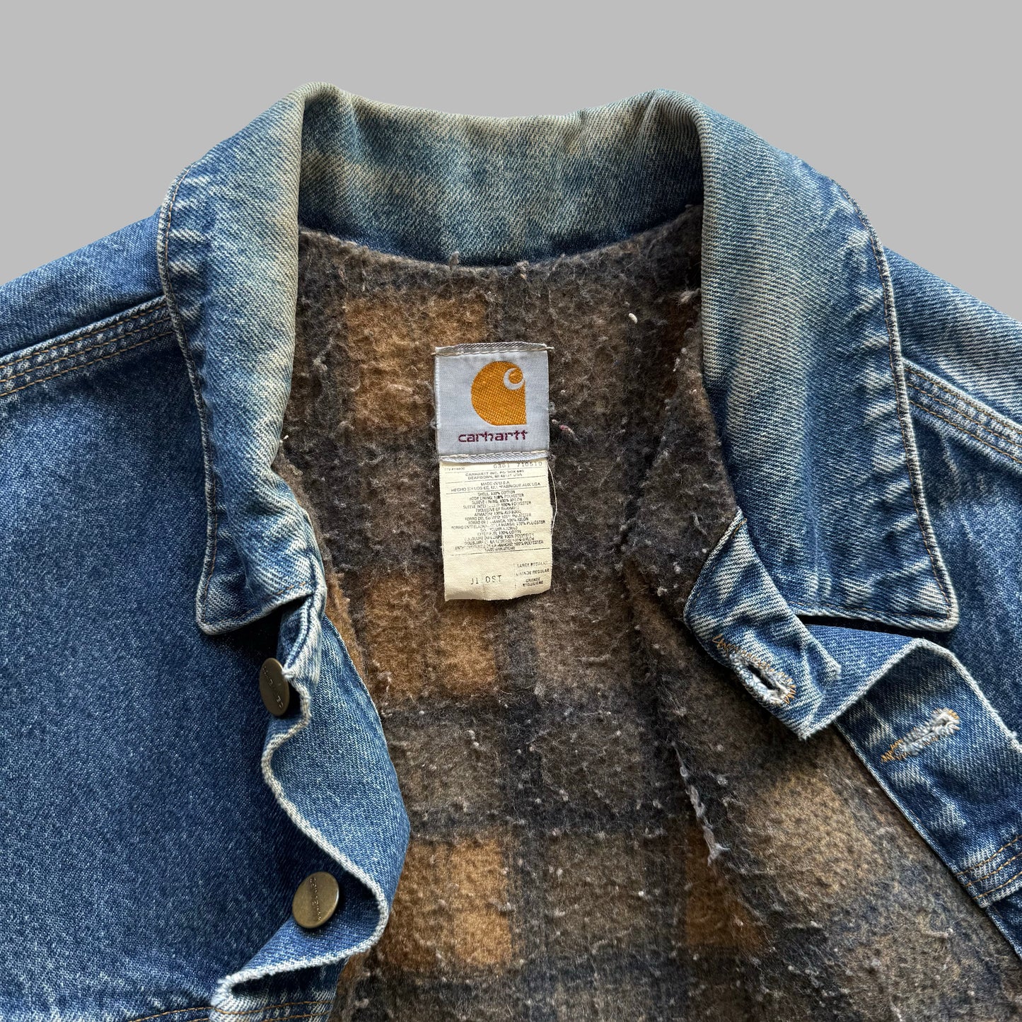 Carhartt Denim Chore Jacket - Large