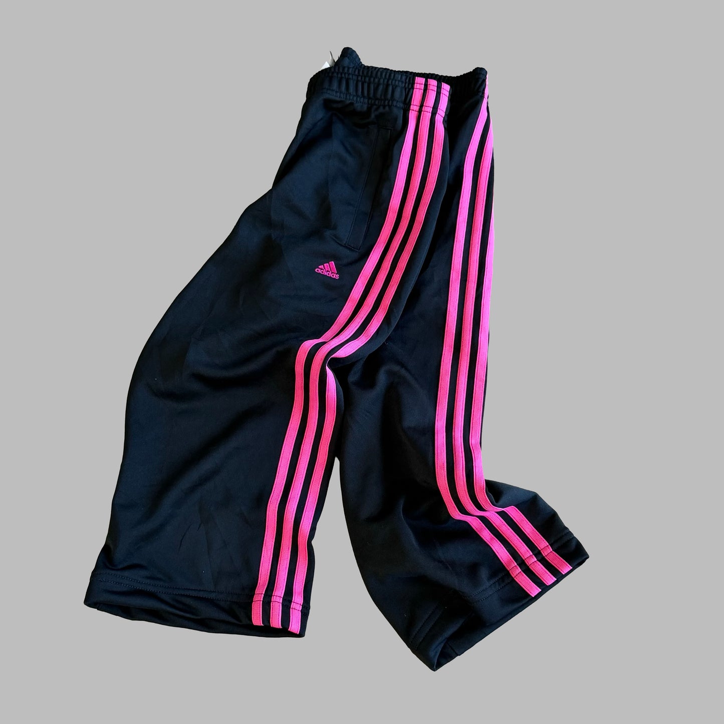 Y2K Adidas Three Stripe Capris - M