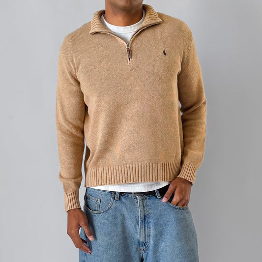 90s Polo Ralph Lauren Heavyweight Quarter Zip - L