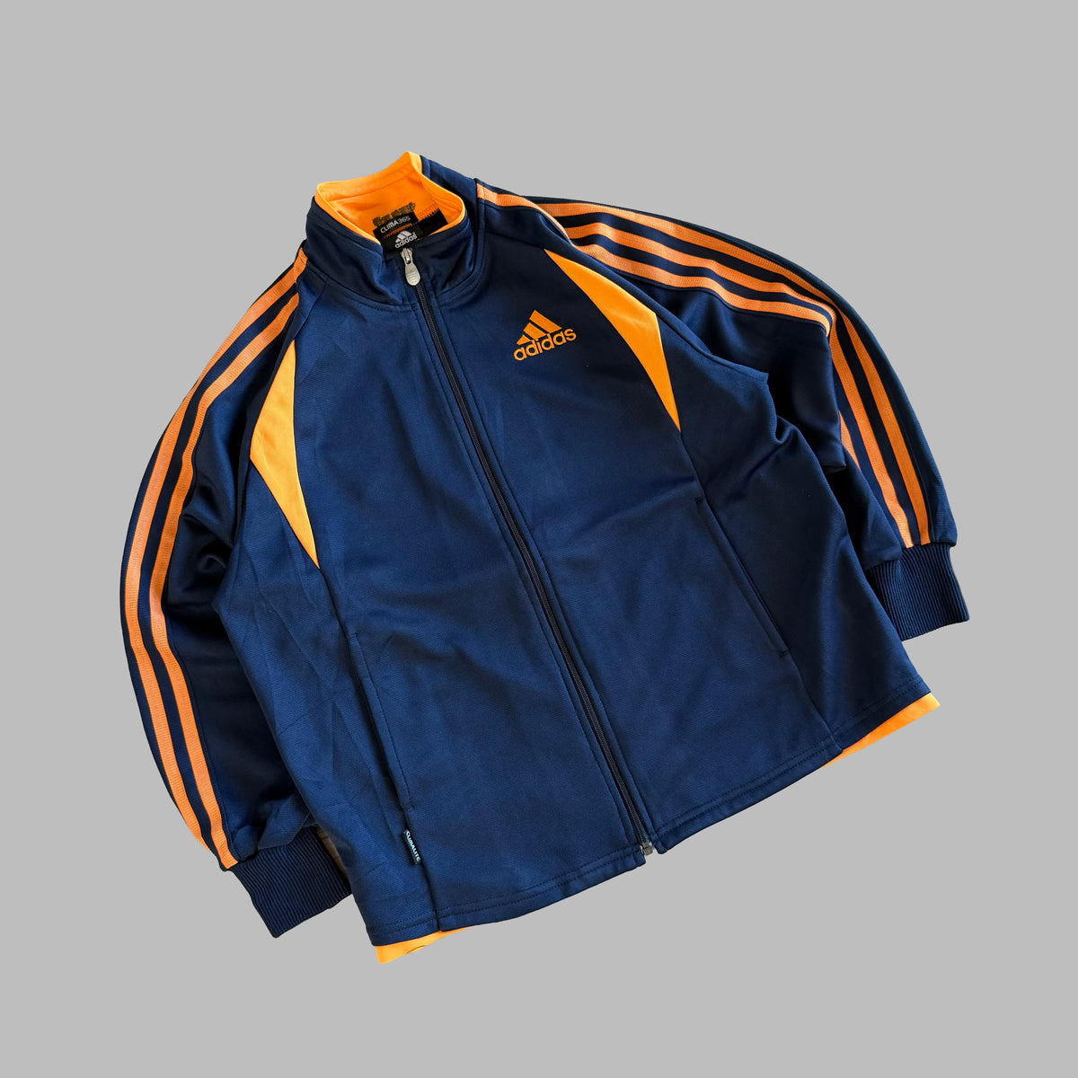 Y2K Adidas Three Stripe Track Jacket - S