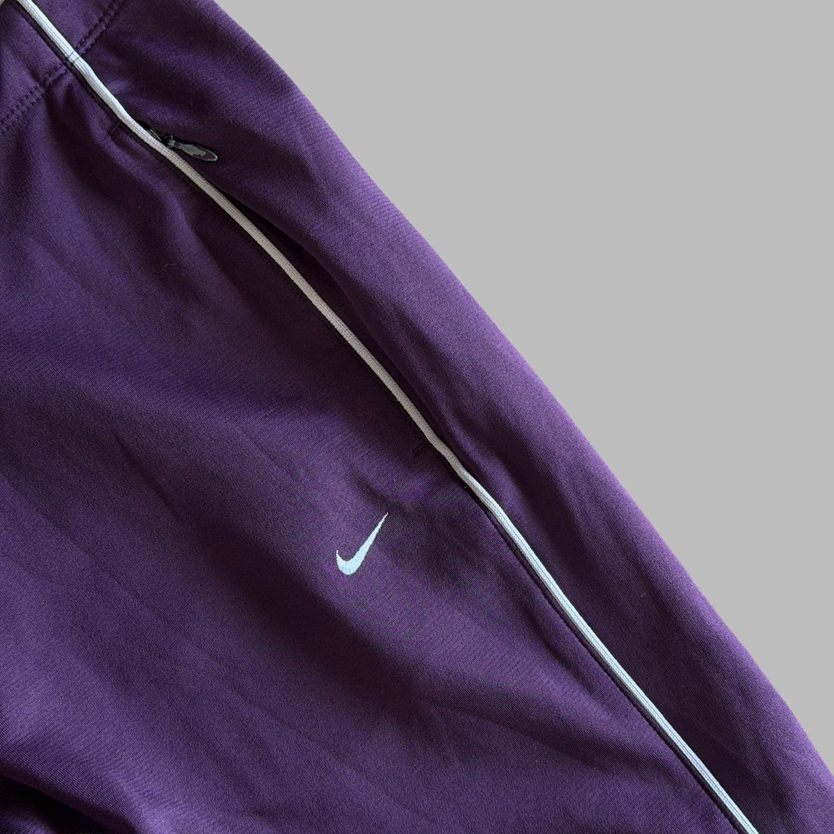 Y2K Nike Striped Active Track Pants - M