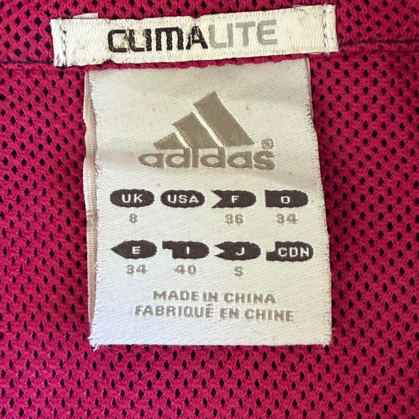 Y2K Adidas Panelled Lightweight Track Jacket - S