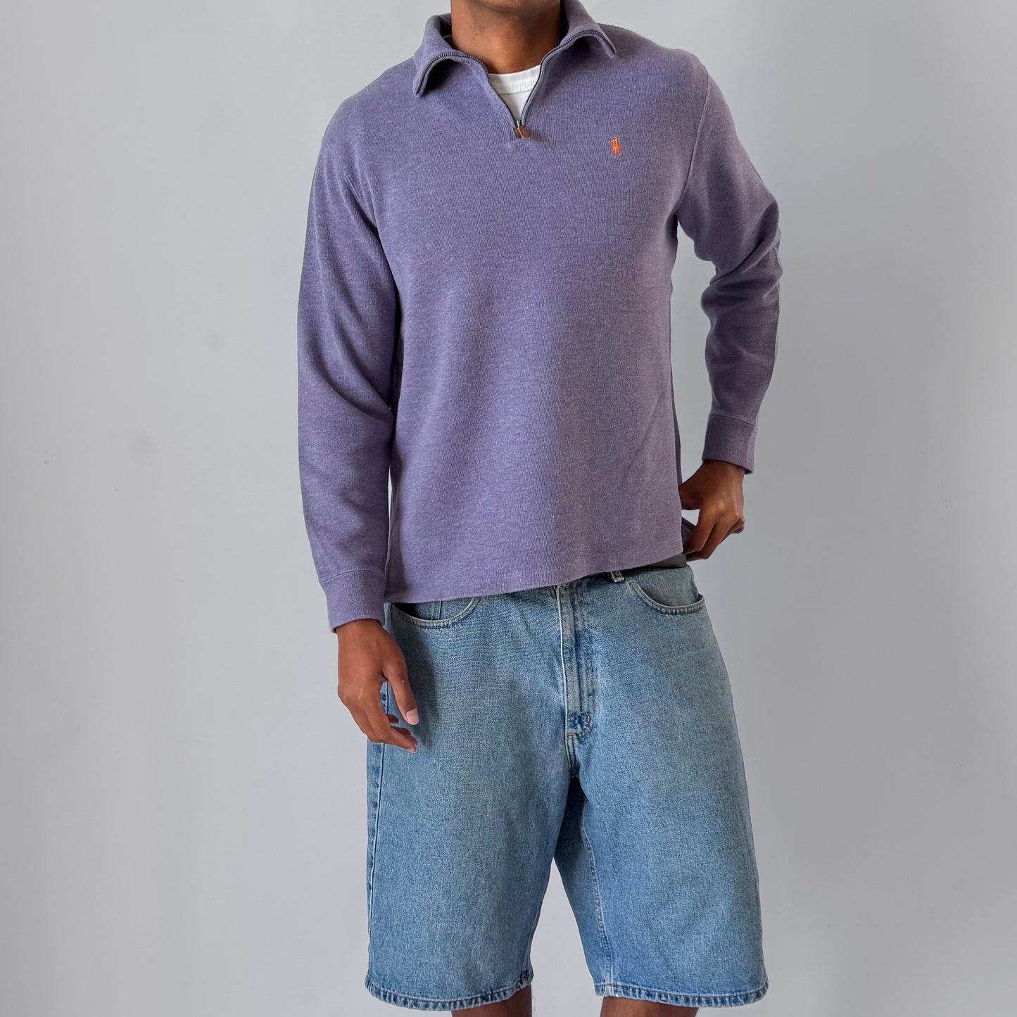 90s Polo Ralph Lauren Quarter Zip - L