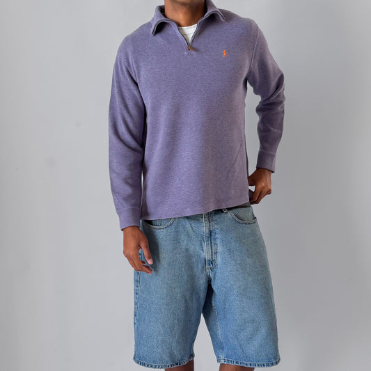 90s Polo Ralph Lauren Quarter Zip - L