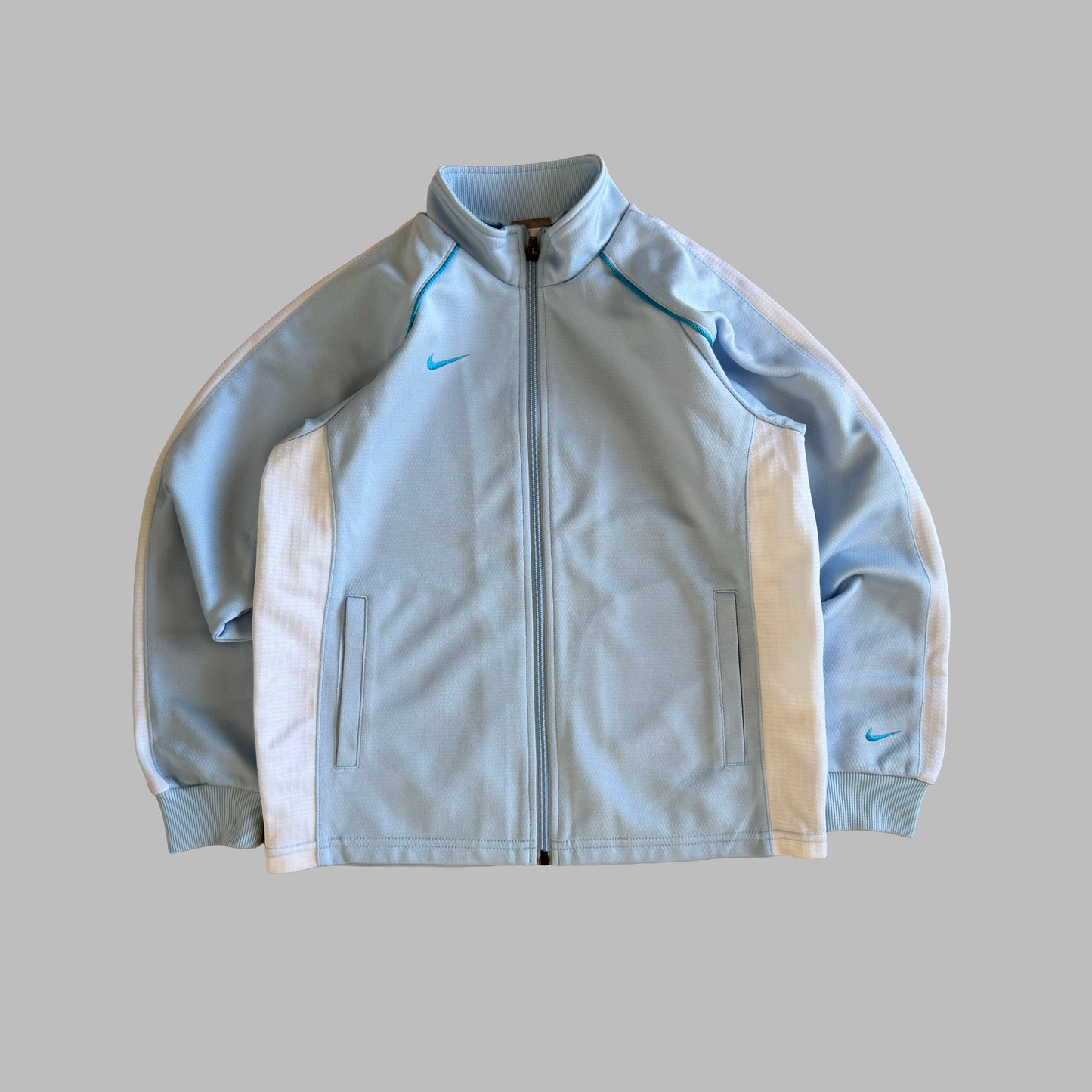 Y2K Nike Panelled Track Jacket - S