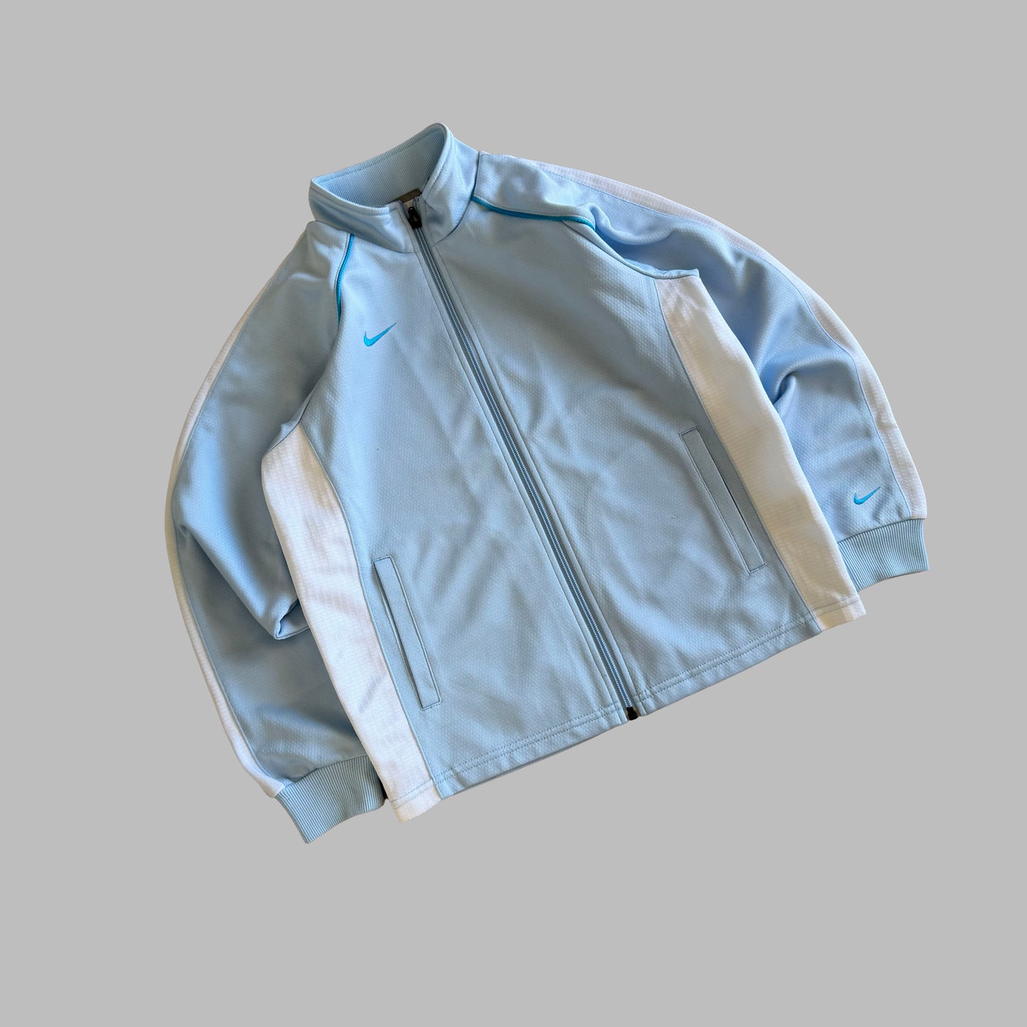 Y2K Nike Panelled Track Jacket - S