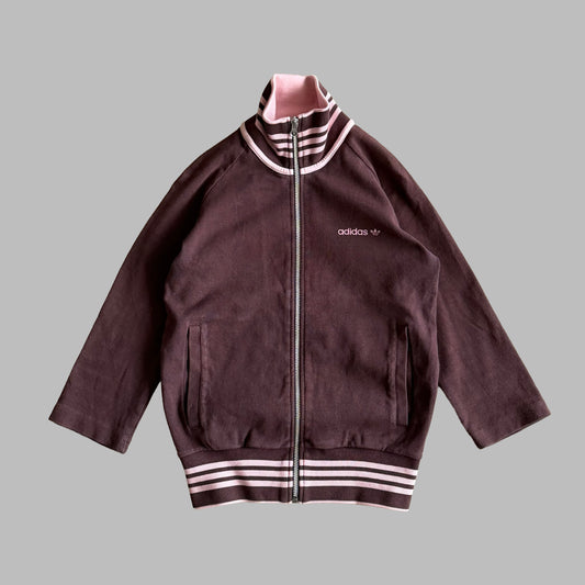 Y2K Adidas Striped Track Jacket - S