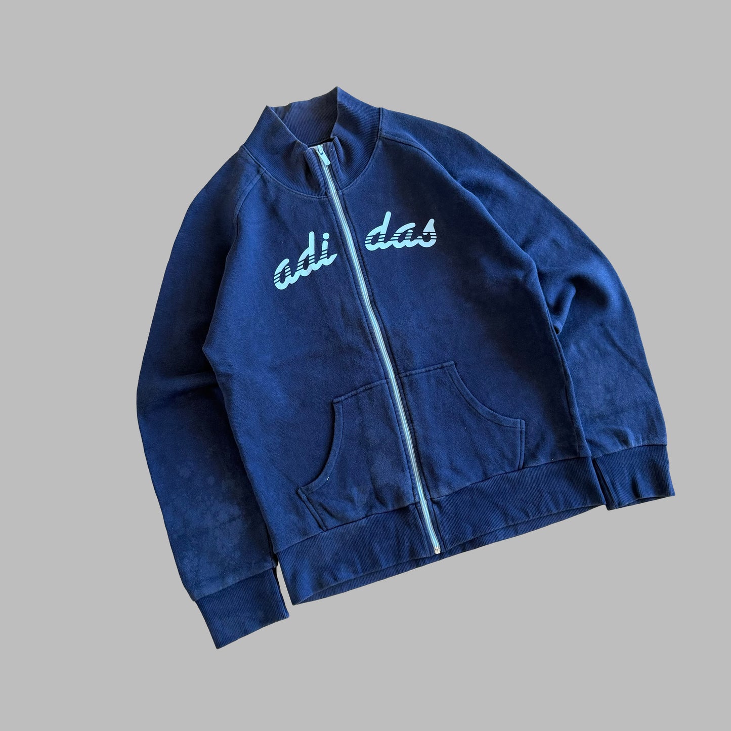 Y2K Adidas Cursive Track Jacket - M