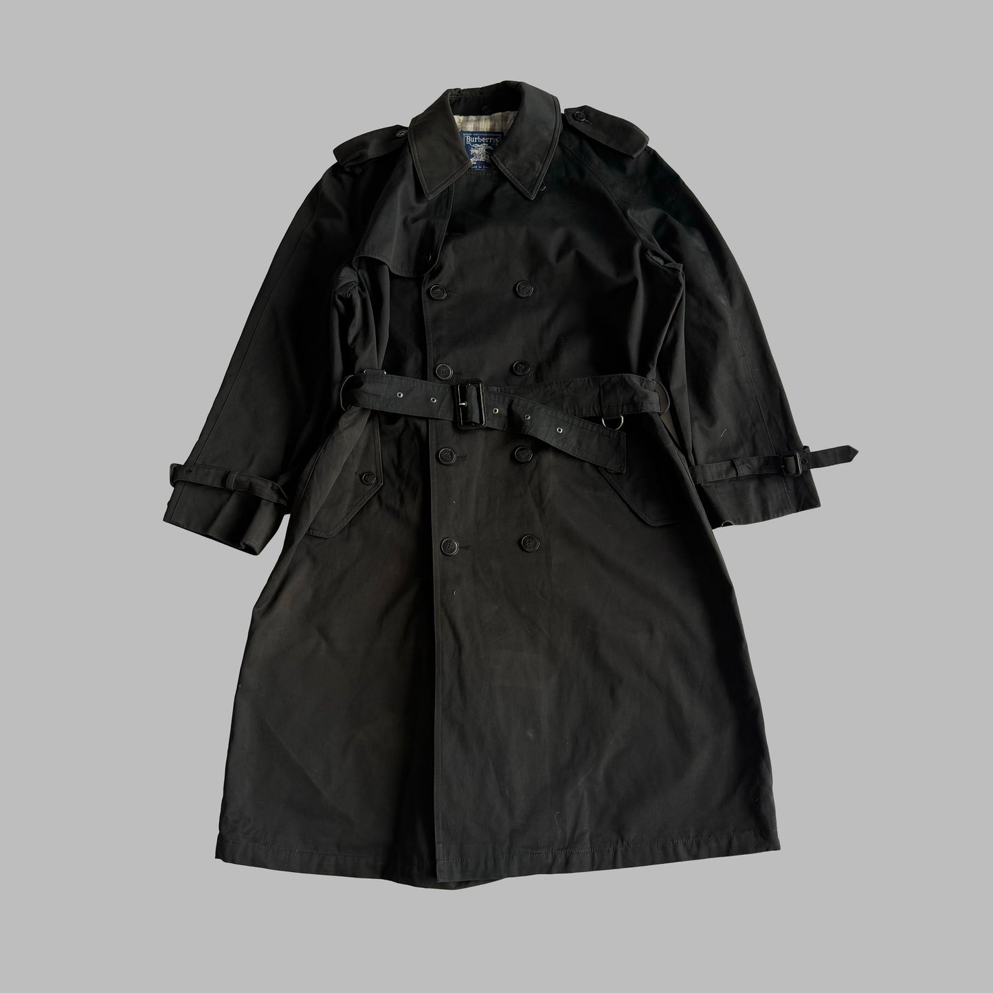 90s Burberry Double Breasted Trench Coat - L
