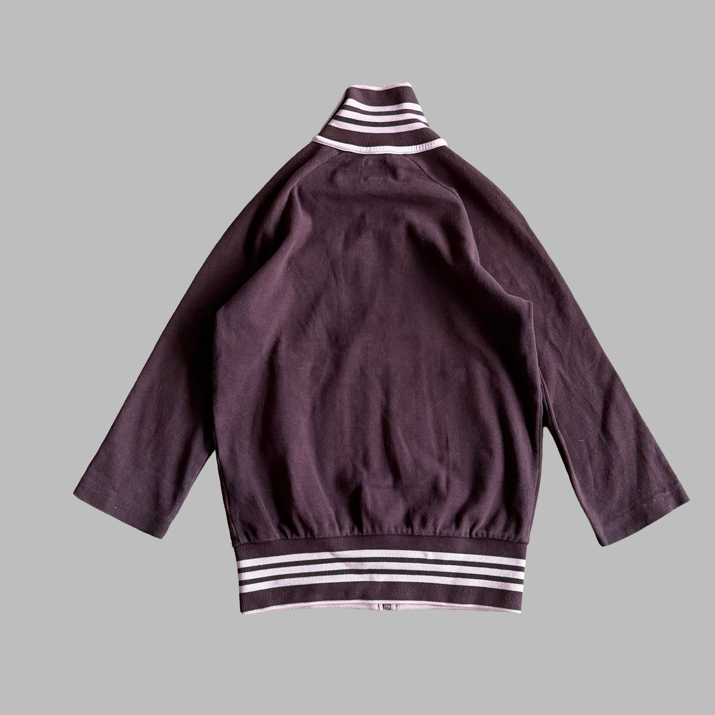 Y2K Adidas Striped Track Jacket - S