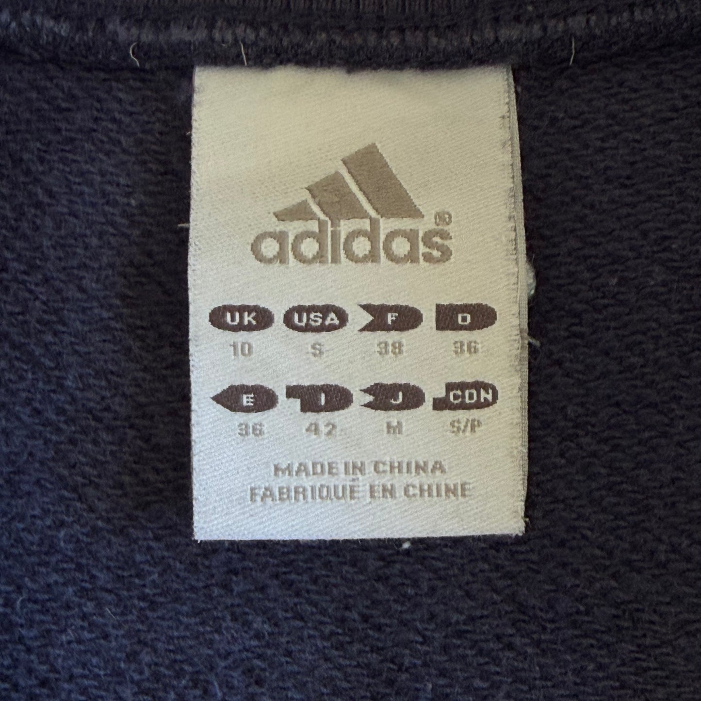 Y2K Adidas Cursive Track Jacket - M