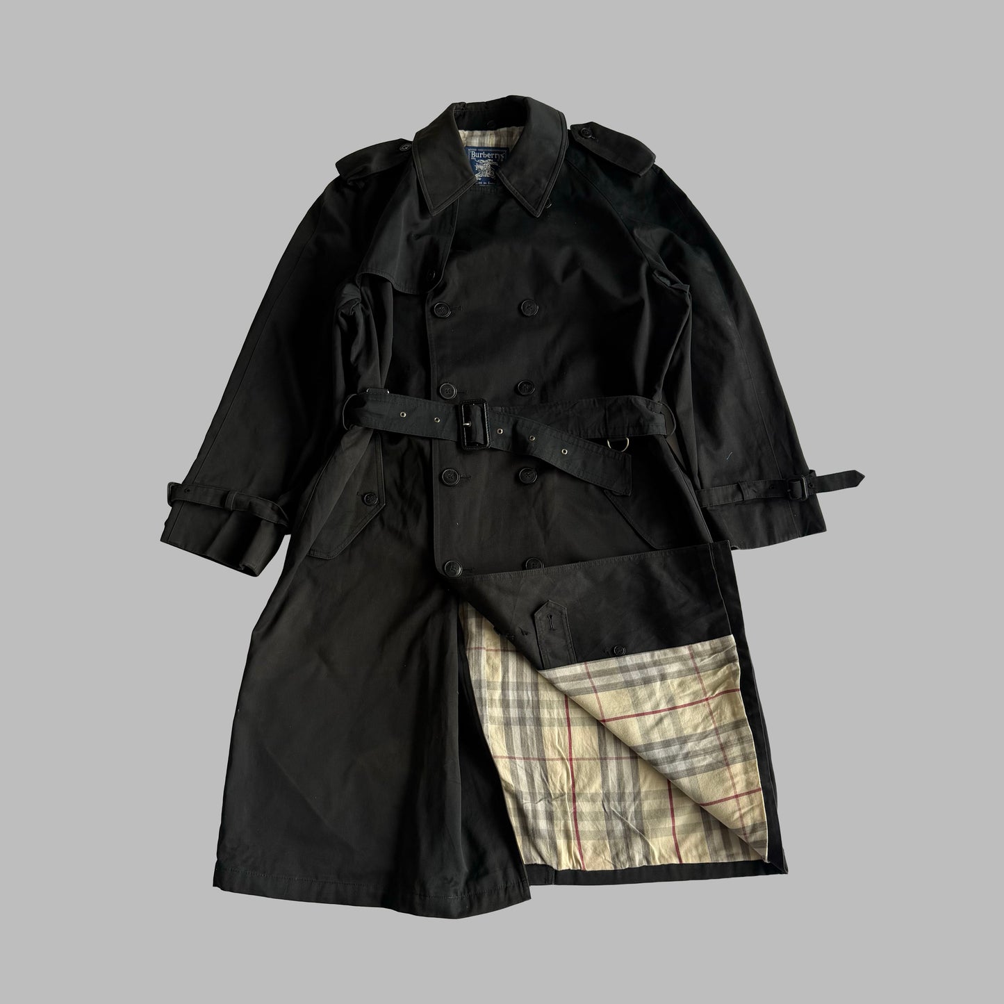 90s Burberry Double Breasted Trench Coat - L