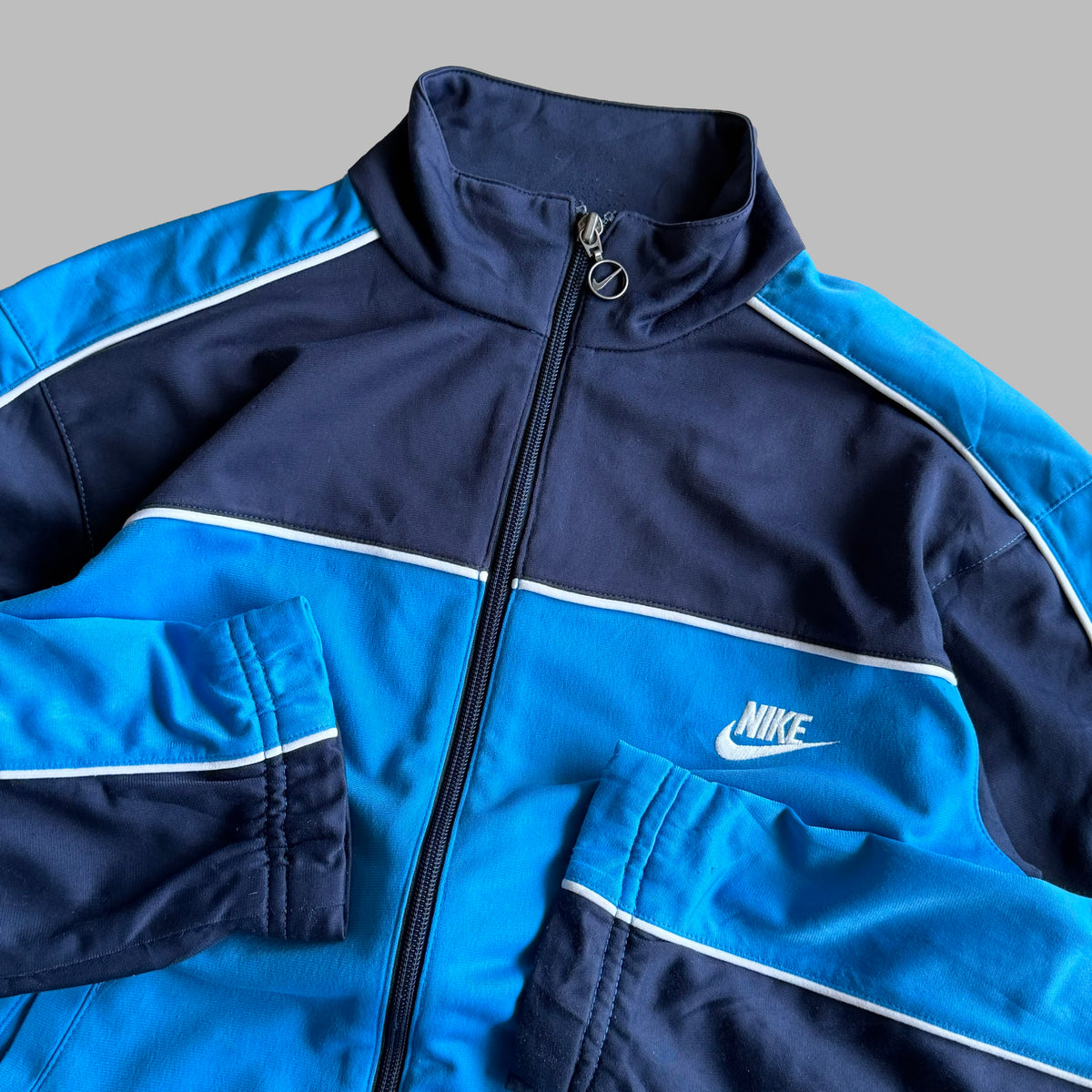 Y2K Nike Panelled Track Jacket - L