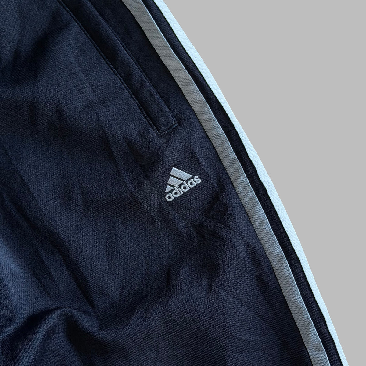 Y2K Adidas Three Stripe Capris - S