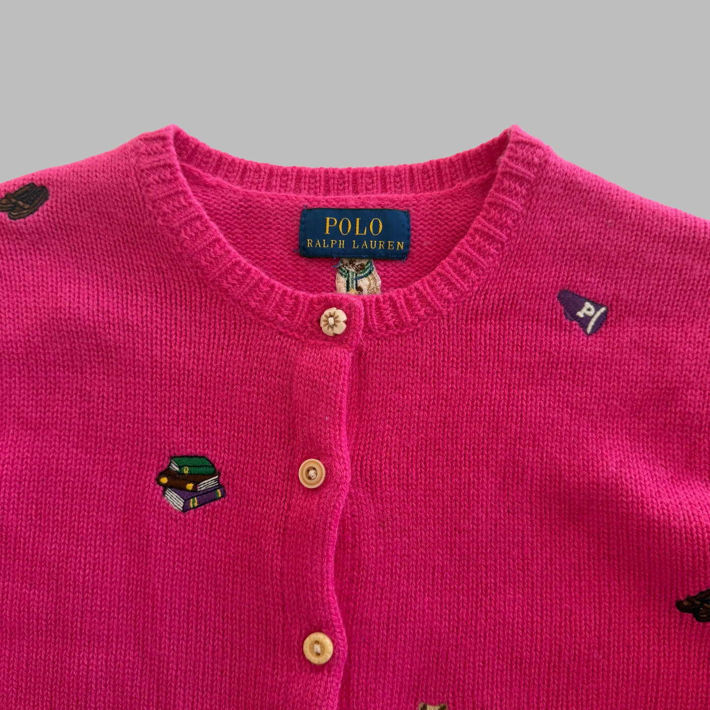 Polo Ralph Lauren Embroidered Cardigan - S