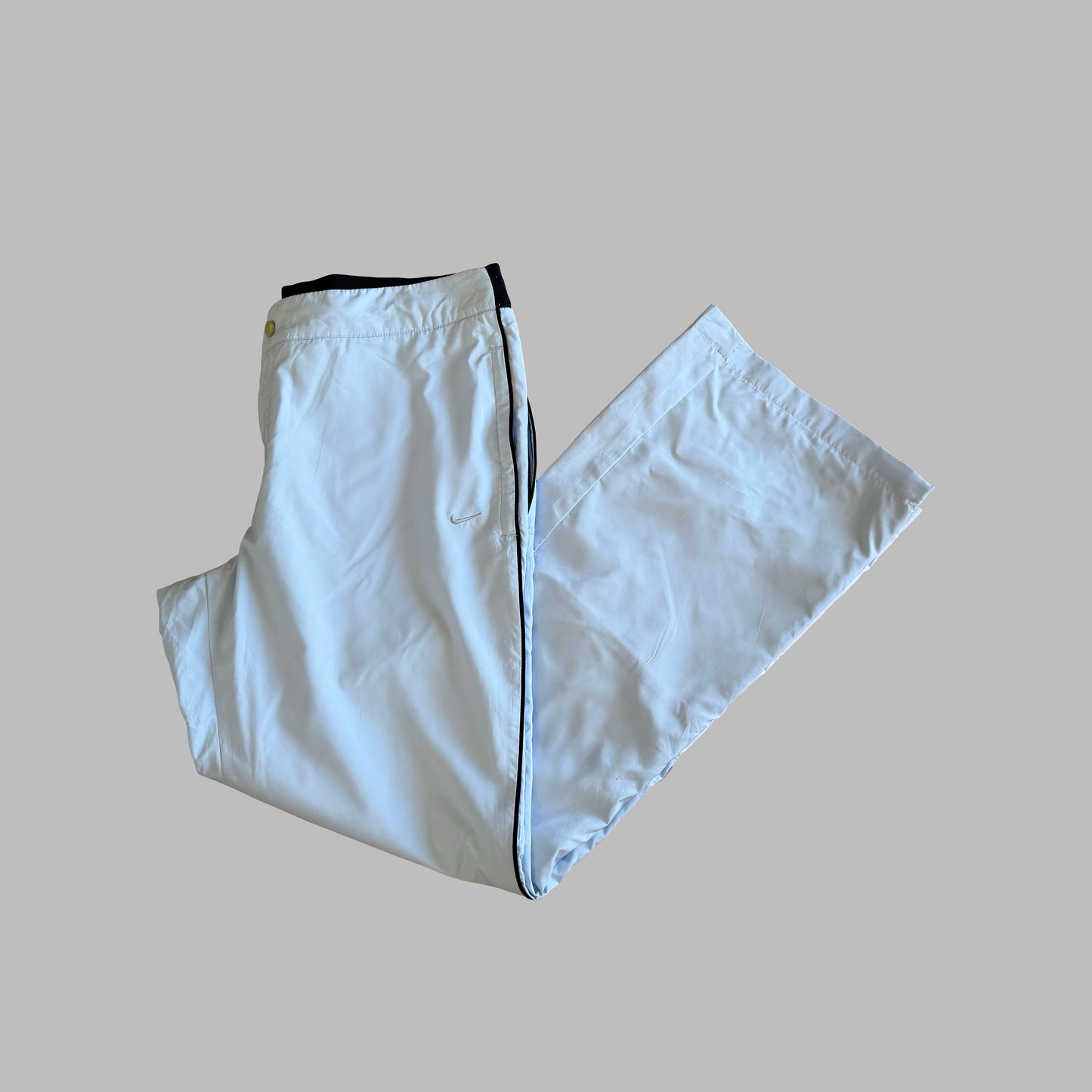 Y2K Nike Striped Lightweight Track Pants - M