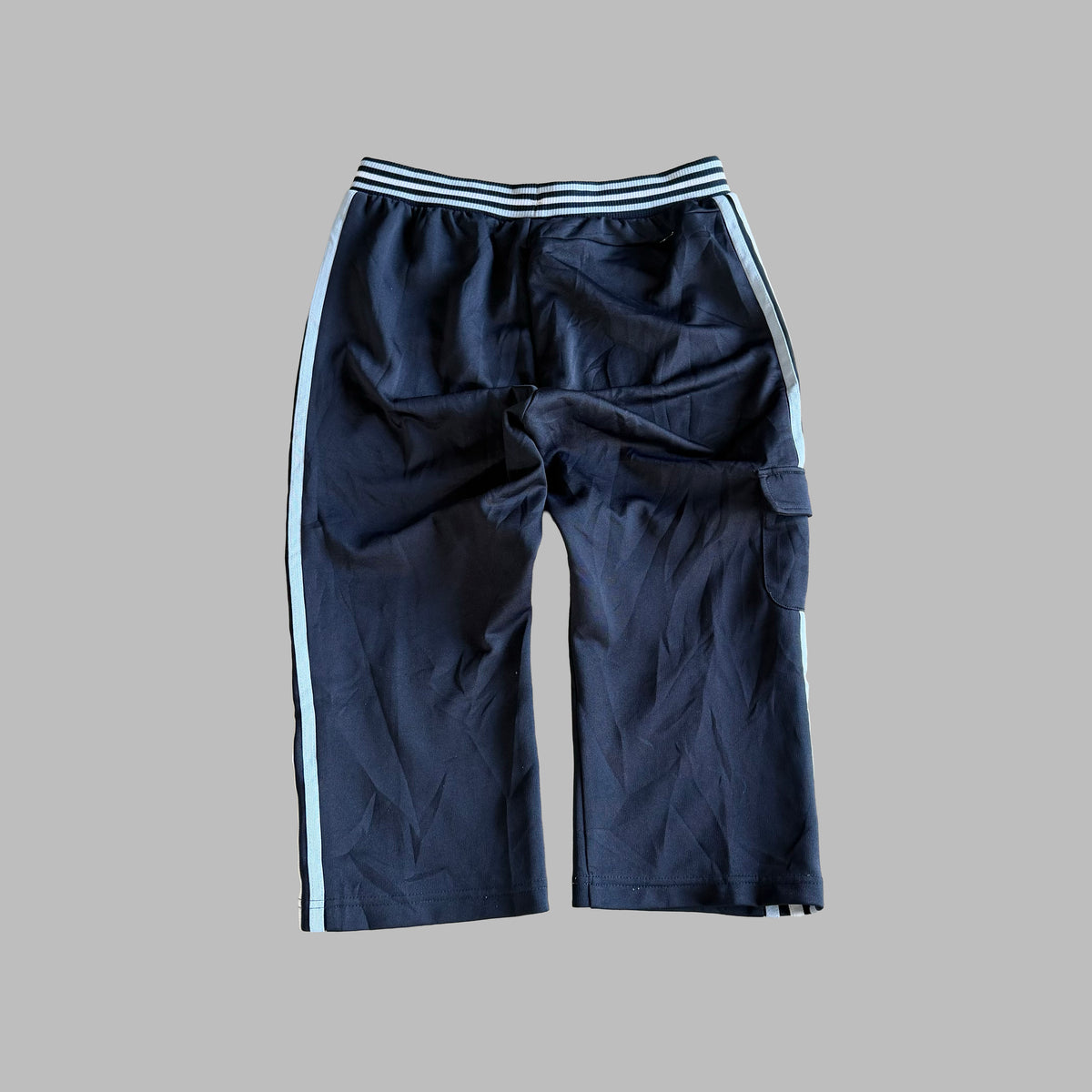 Y2K Adidas Three Stripe Capris - S
