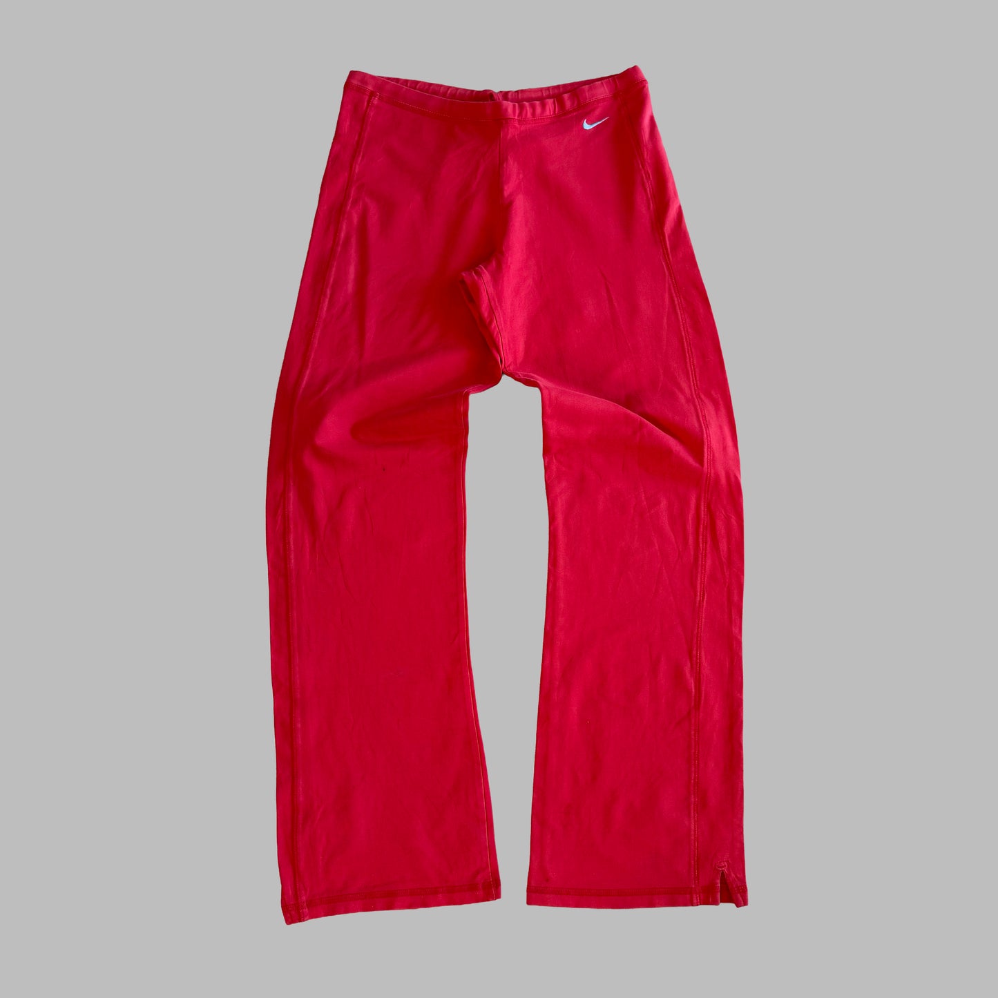 Y2K Nike Wide Leg Cotton Track Pants - L