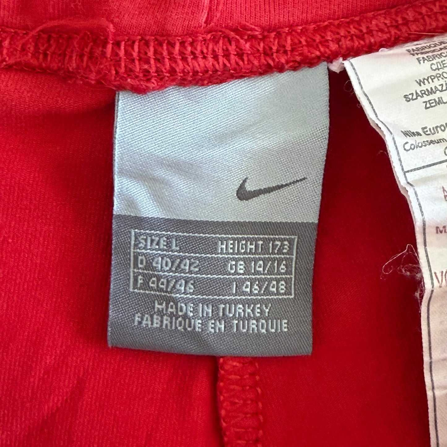 Y2K Nike Wide Leg Cotton Track Pants - L