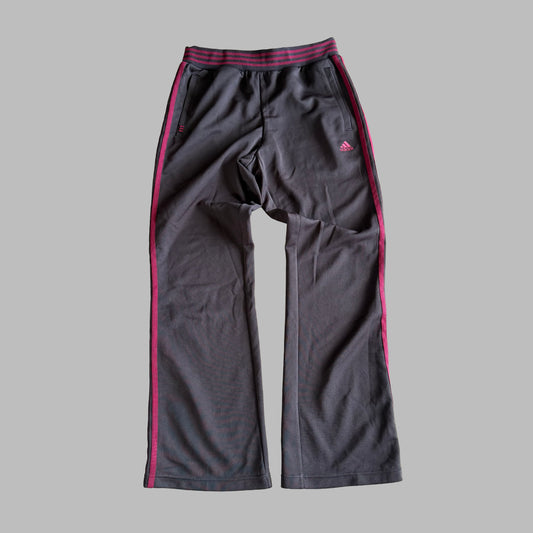 Y2K Adidas Three Stripe Track Pants - M
