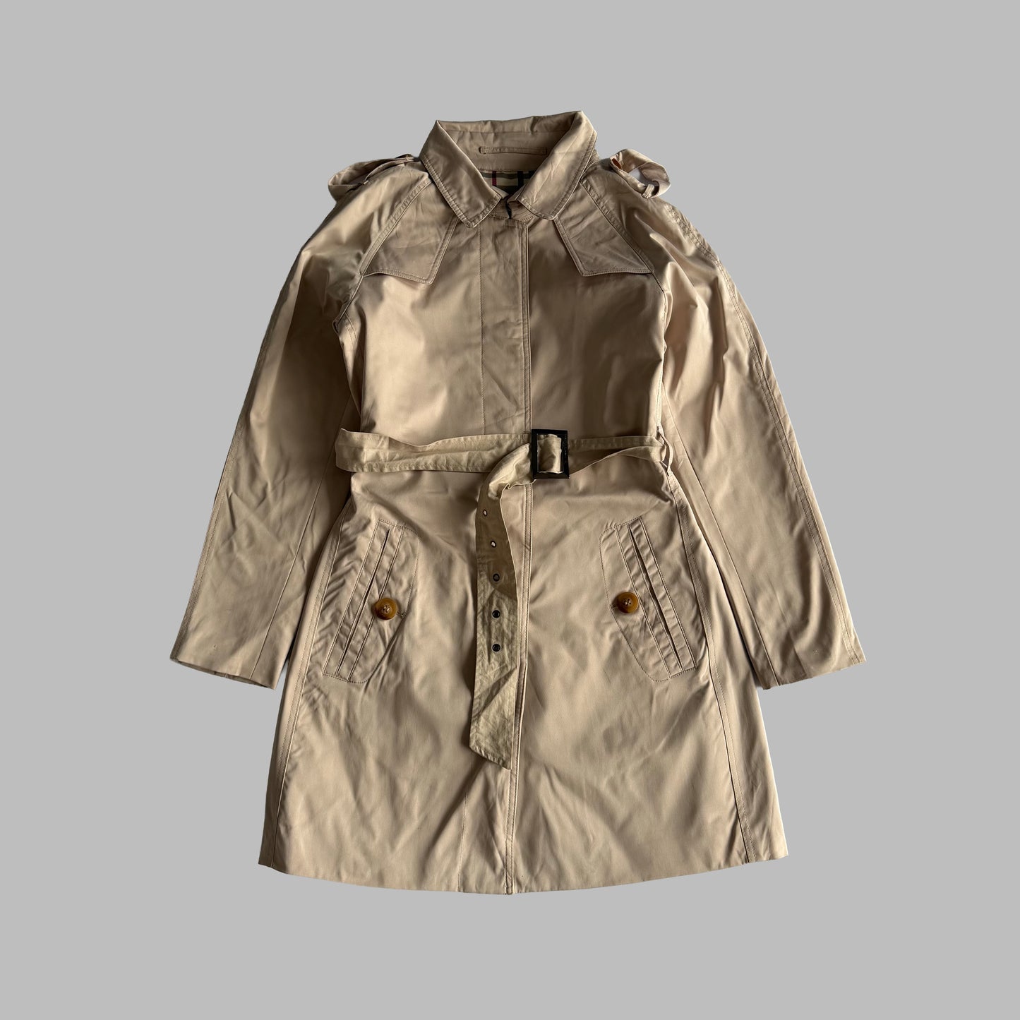 90s Burberry Trench Coat - XS