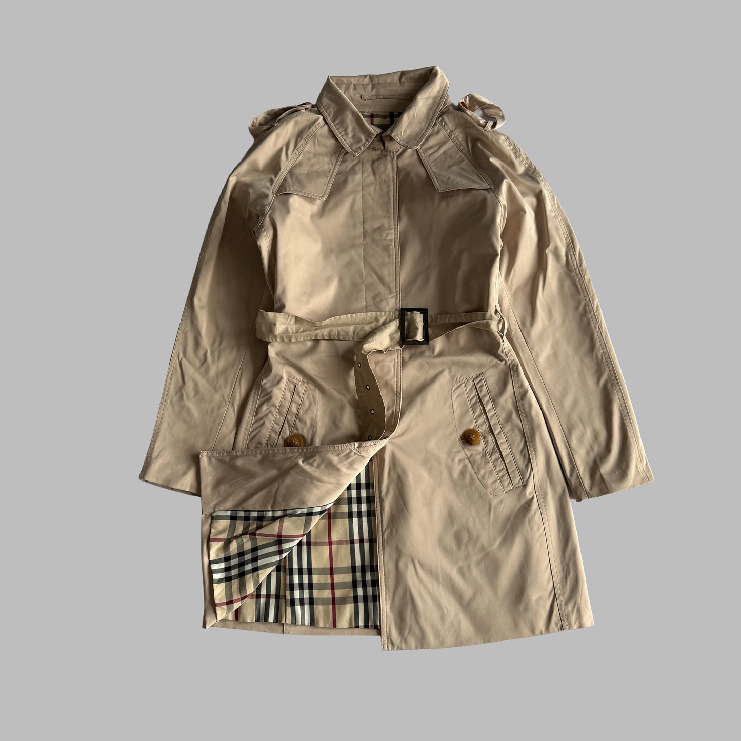 90s Burberry Trench Coat - XS