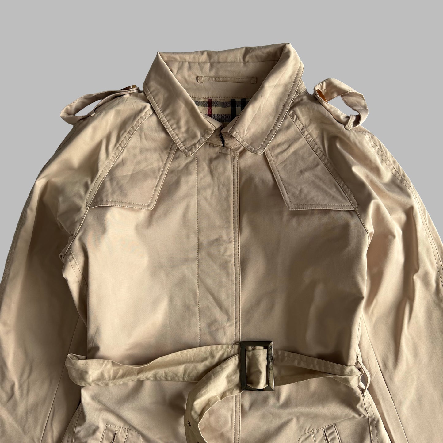 90s Burberry Trench Coat - XS