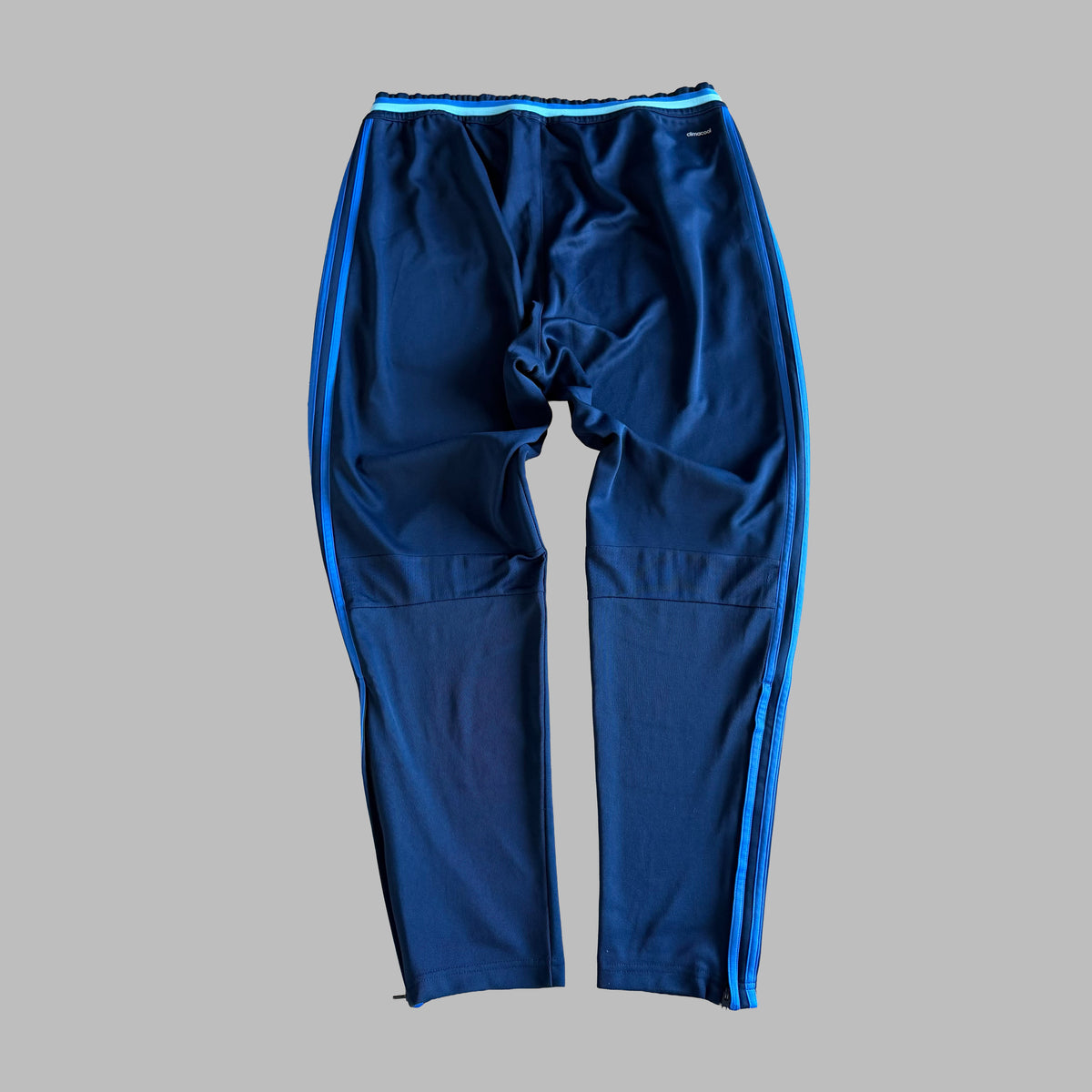 Y2K Adidas Three Stripe Fitted Active Track Pants - L