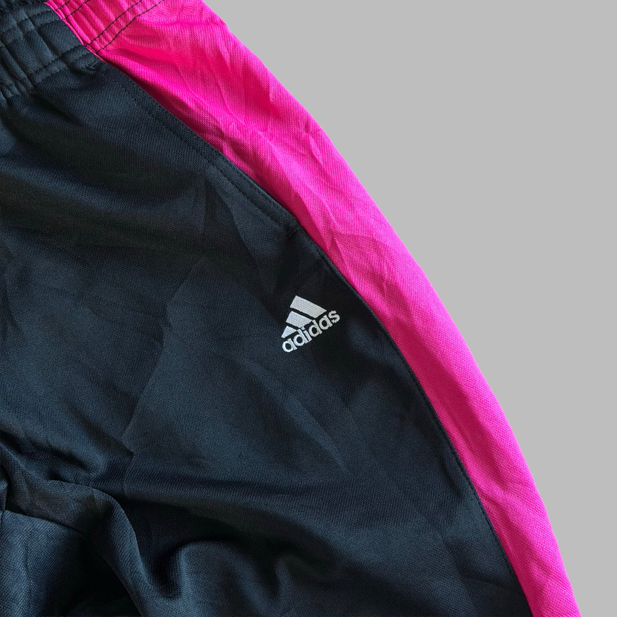 Y2K Adidas Striped 3/4 Length Track Pants - S