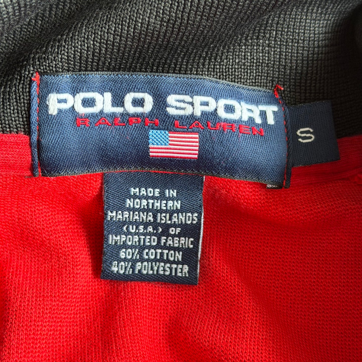 90s Polo Sport Striped Heavyweight Jacket - S