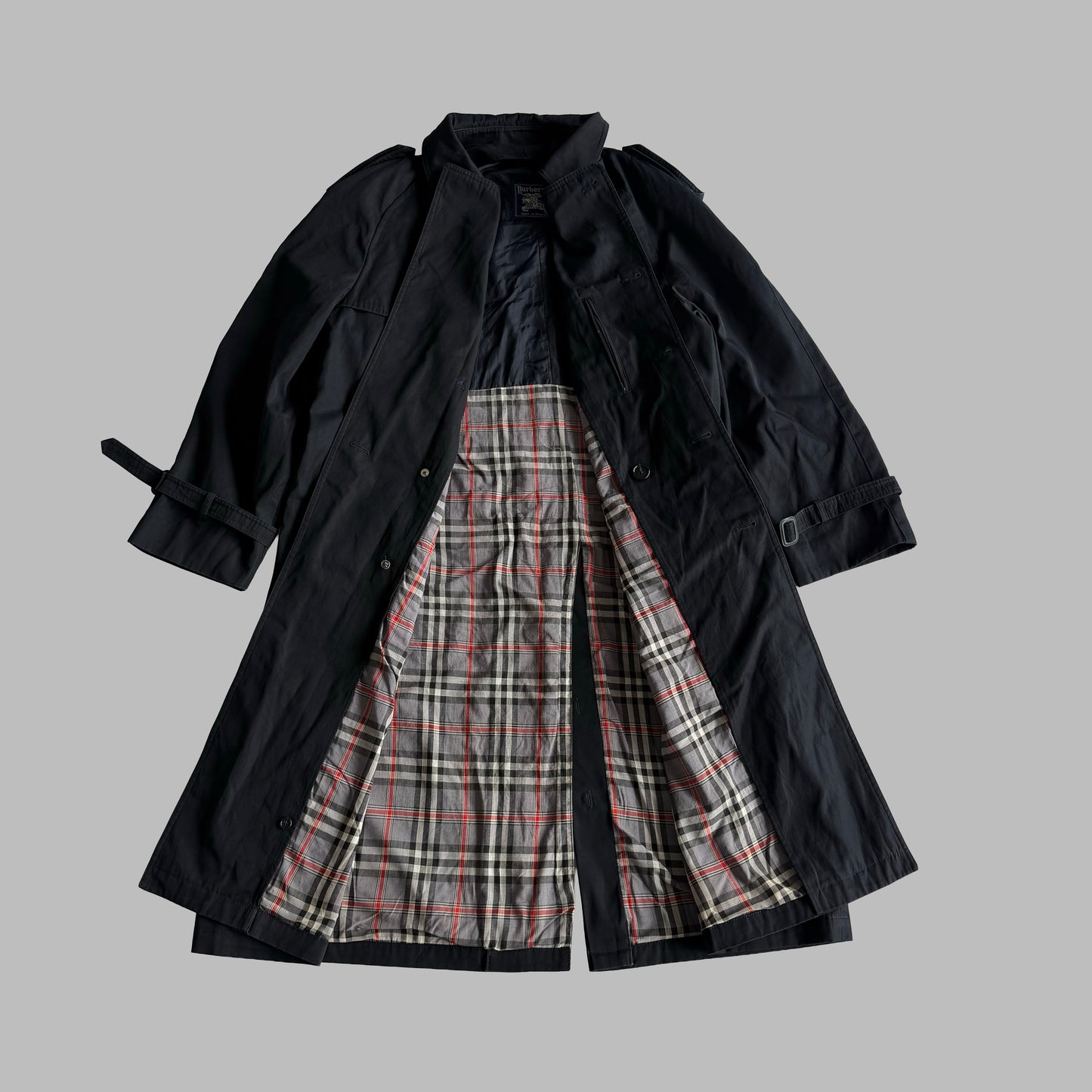 90s Burberry Double Breasted Trench Coat - L
