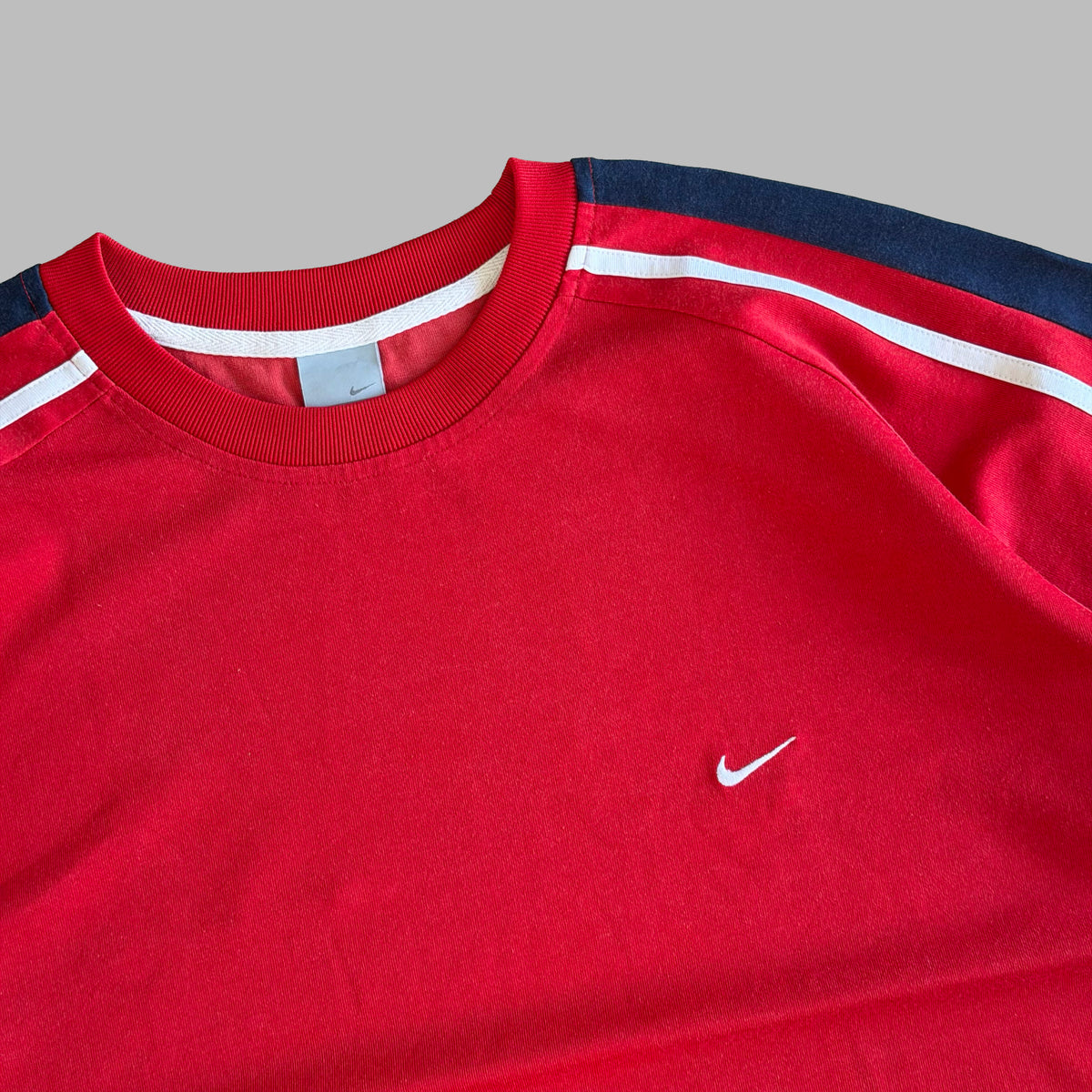 Y2K Nike Heavyweight Striped Tee - XXL