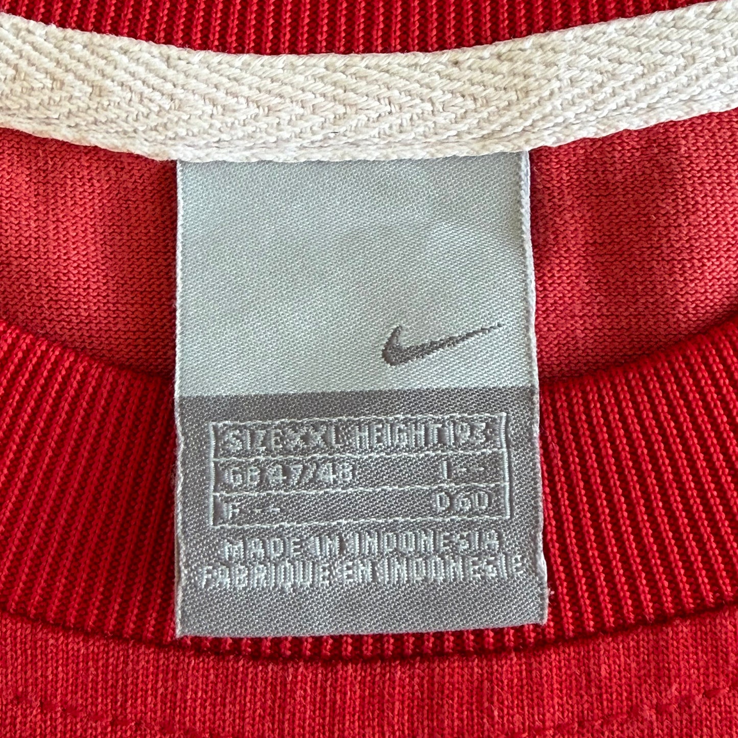 Y2K Nike Heavyweight Striped Tee - XXL
