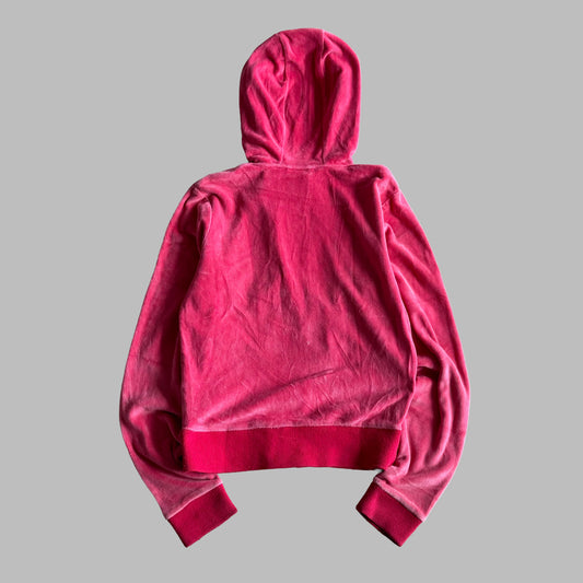 Y2K Adidas Velour Velvet Jacket -  S