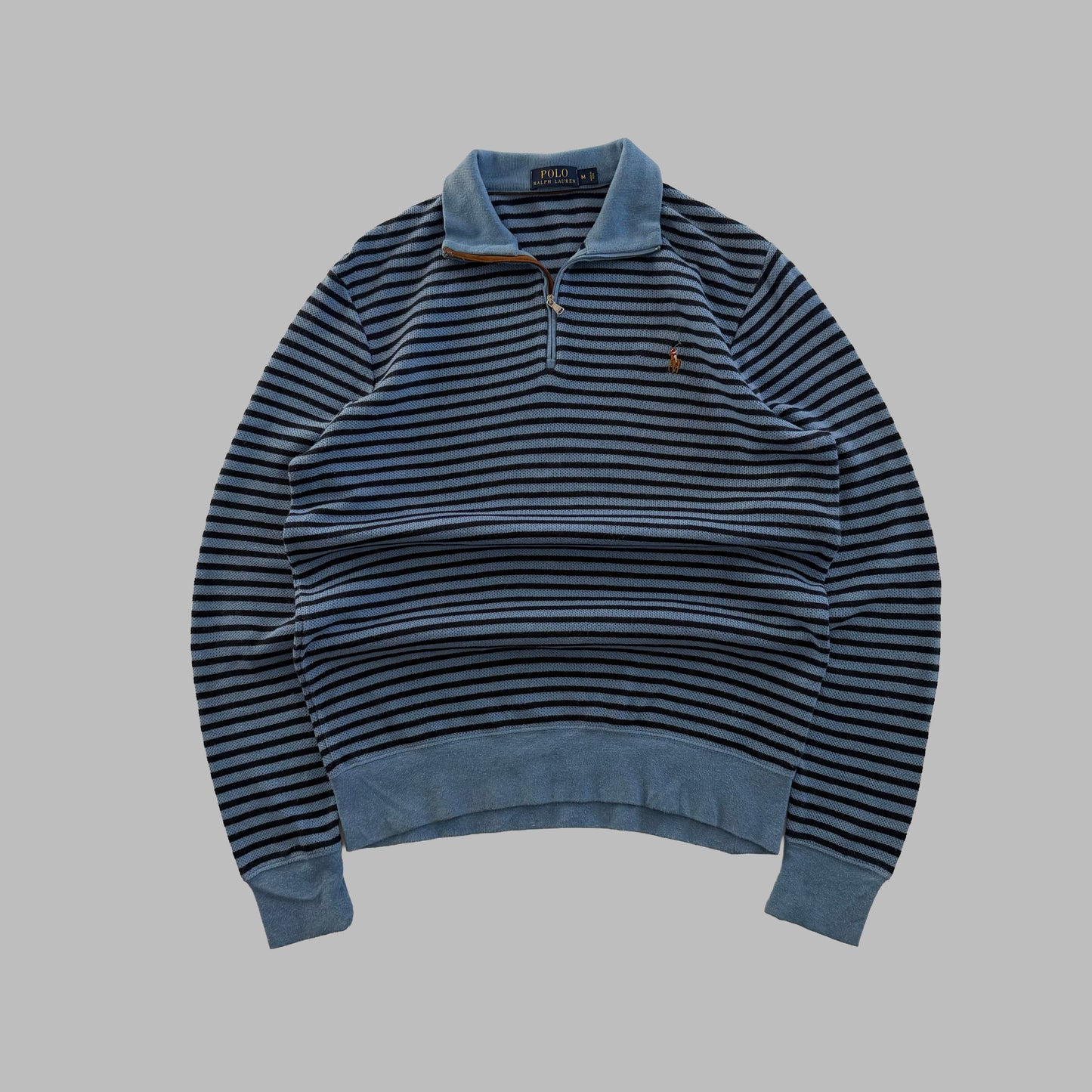 Polo Ralph Lauren Striped Lightweight Quarter Zip - M