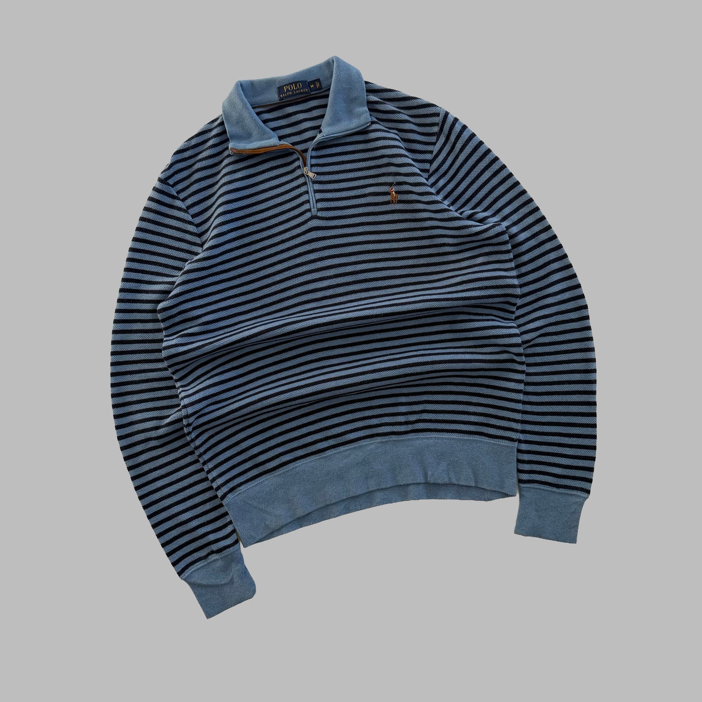 Polo Ralph Lauren Striped Lightweight Quarter Zip - M