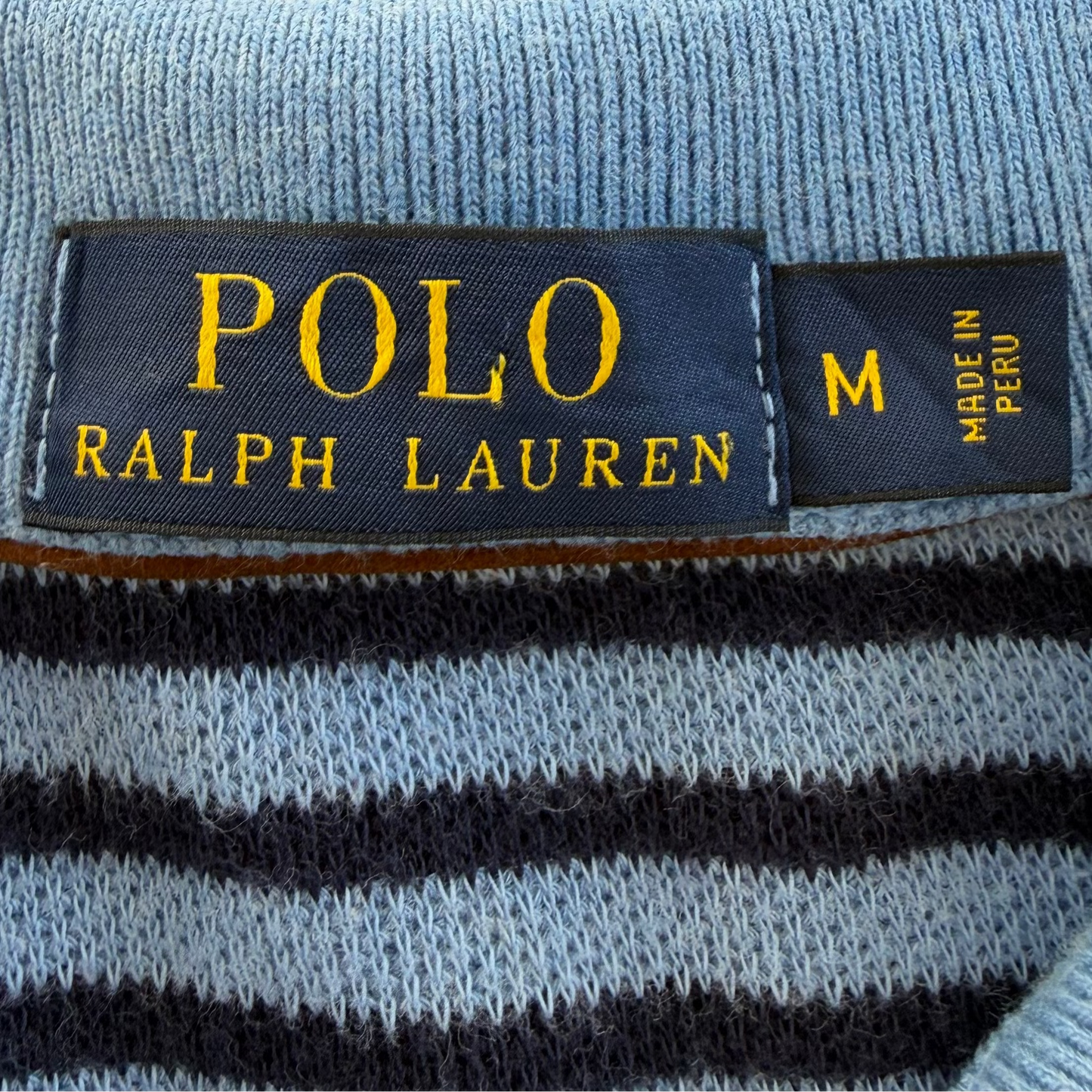 Polo Ralph Lauren Striped Lightweight Quarter Zip - M