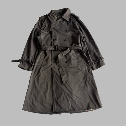 90s Burberry Double Breasted Trench Coat - M