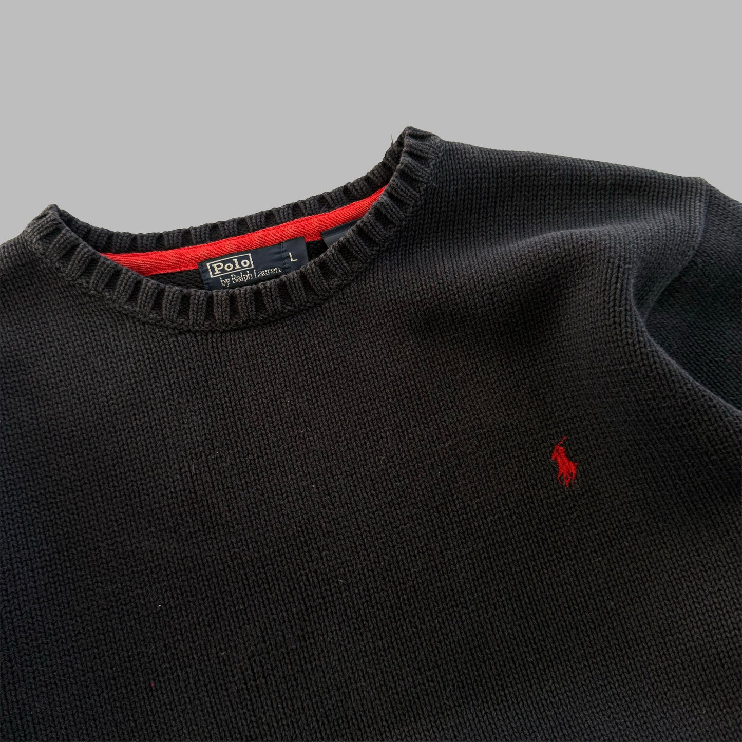 90s Polo Ralph Lauren Heavy Knit - S