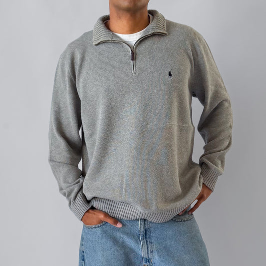90s Polo Ralph Lauren Heavyweight Quarter Zip - XL