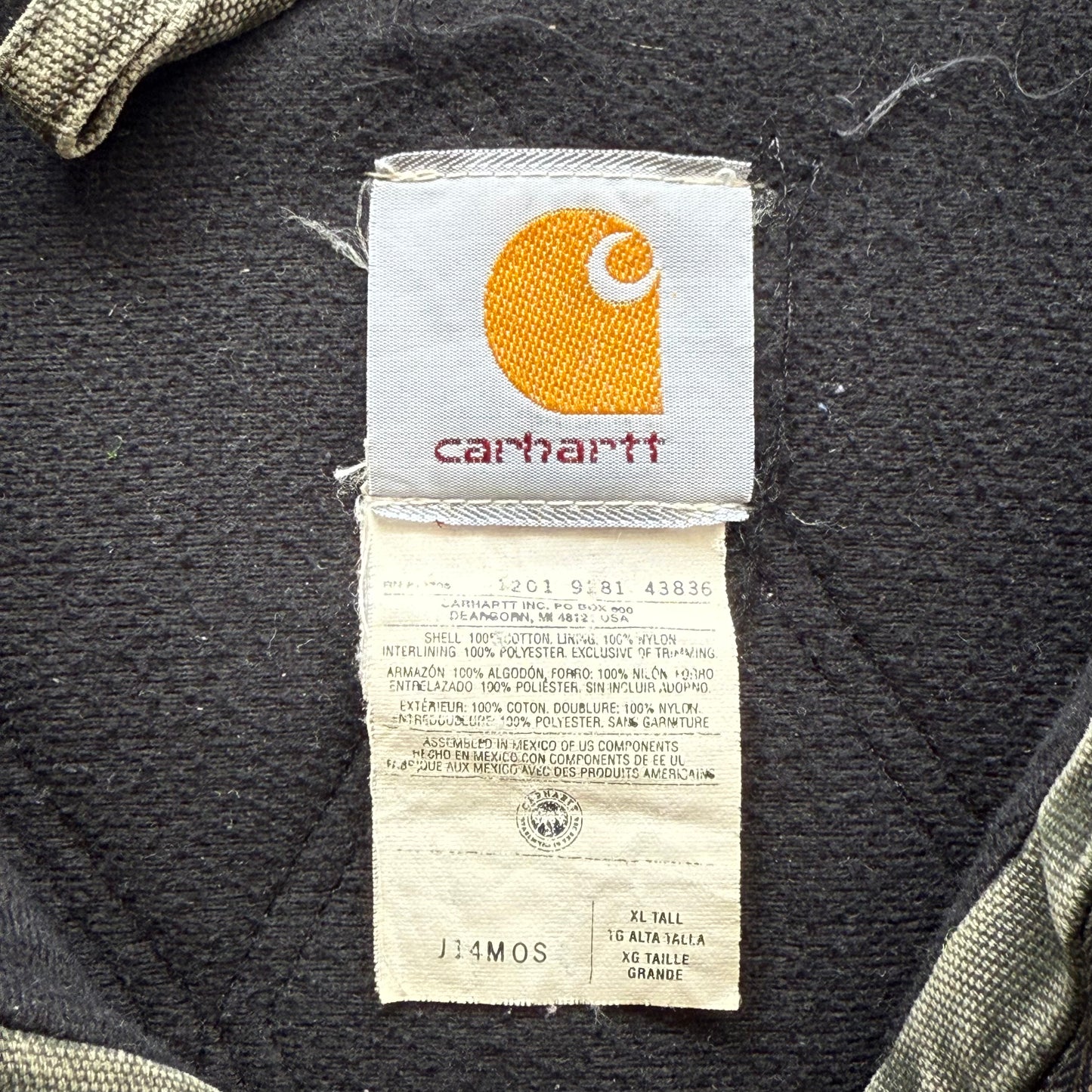 Carhartt Duck Canvas Jacket - XL