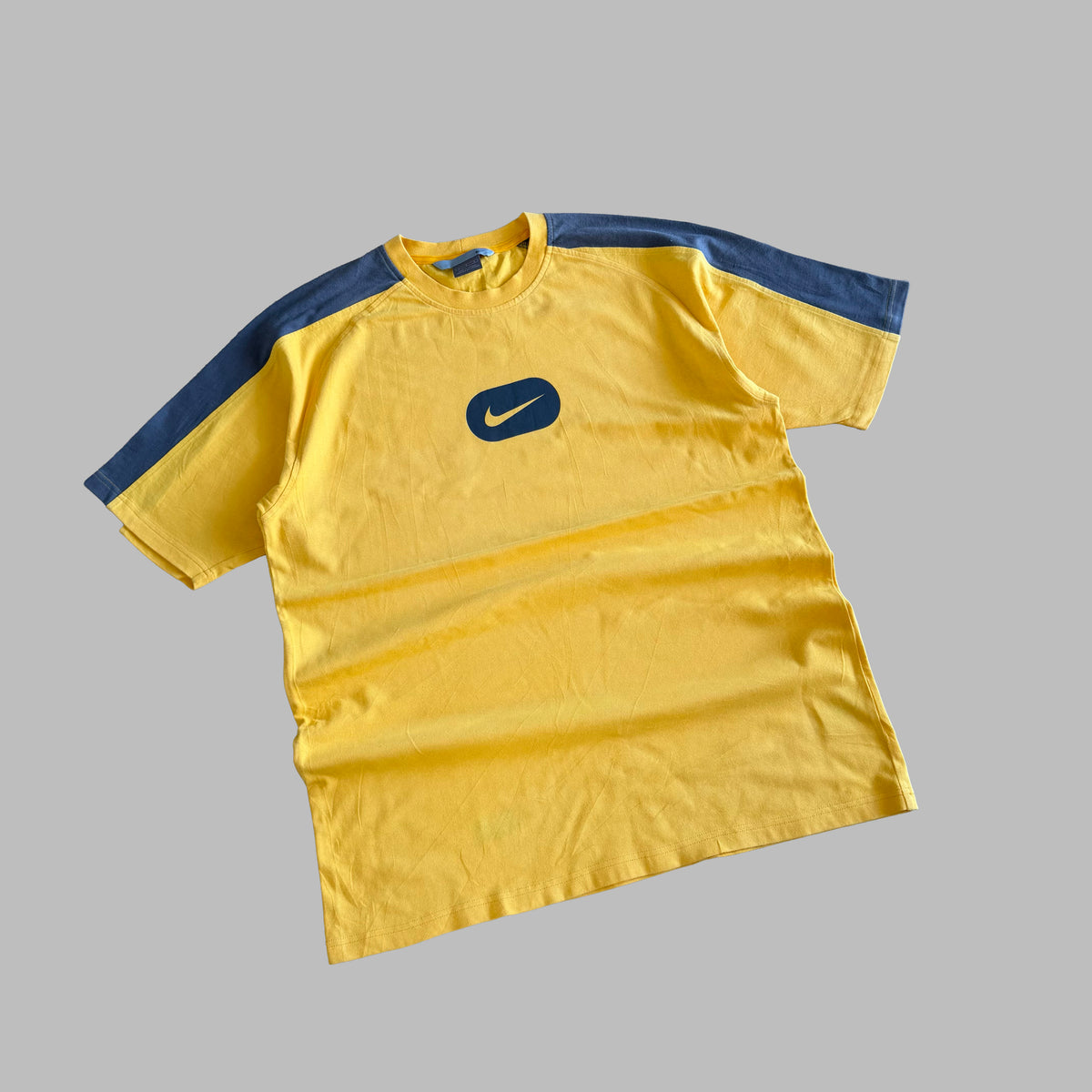 Y2K Nike Panelled Heavyweight Tee - L
