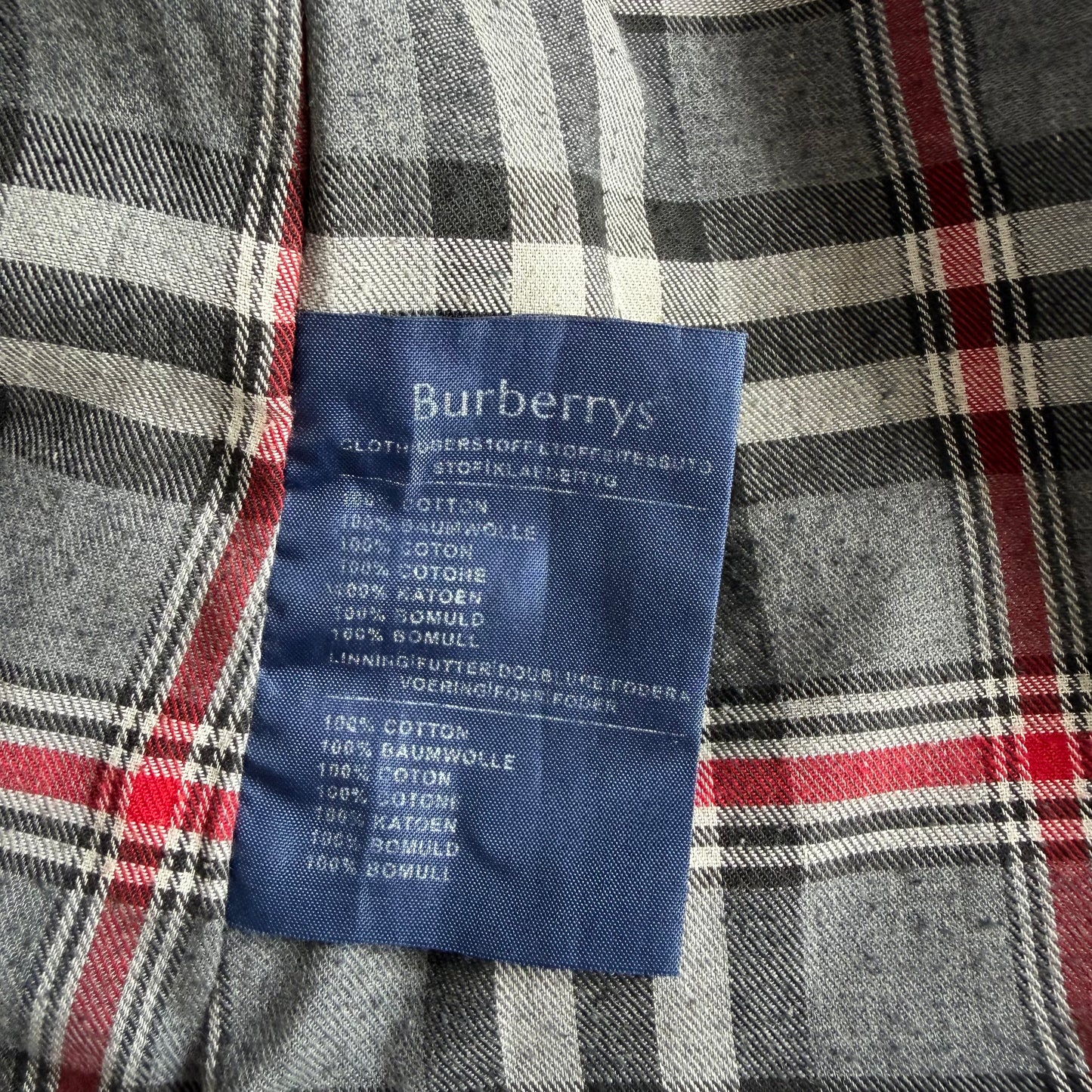90s Burberry Double Breasted Trench Coat - L
