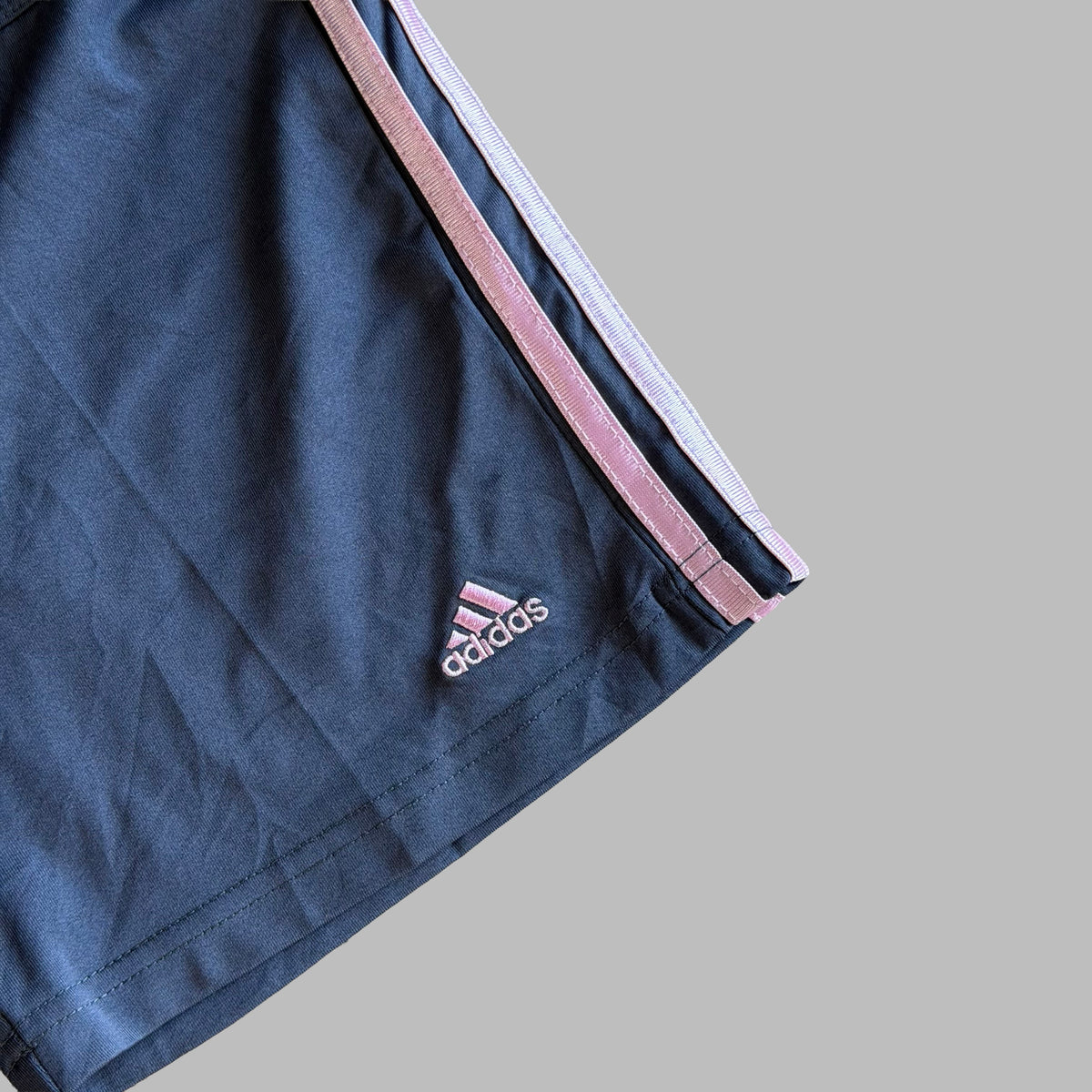 Y2K Adidas Three Stripe Activewear Shorts - S