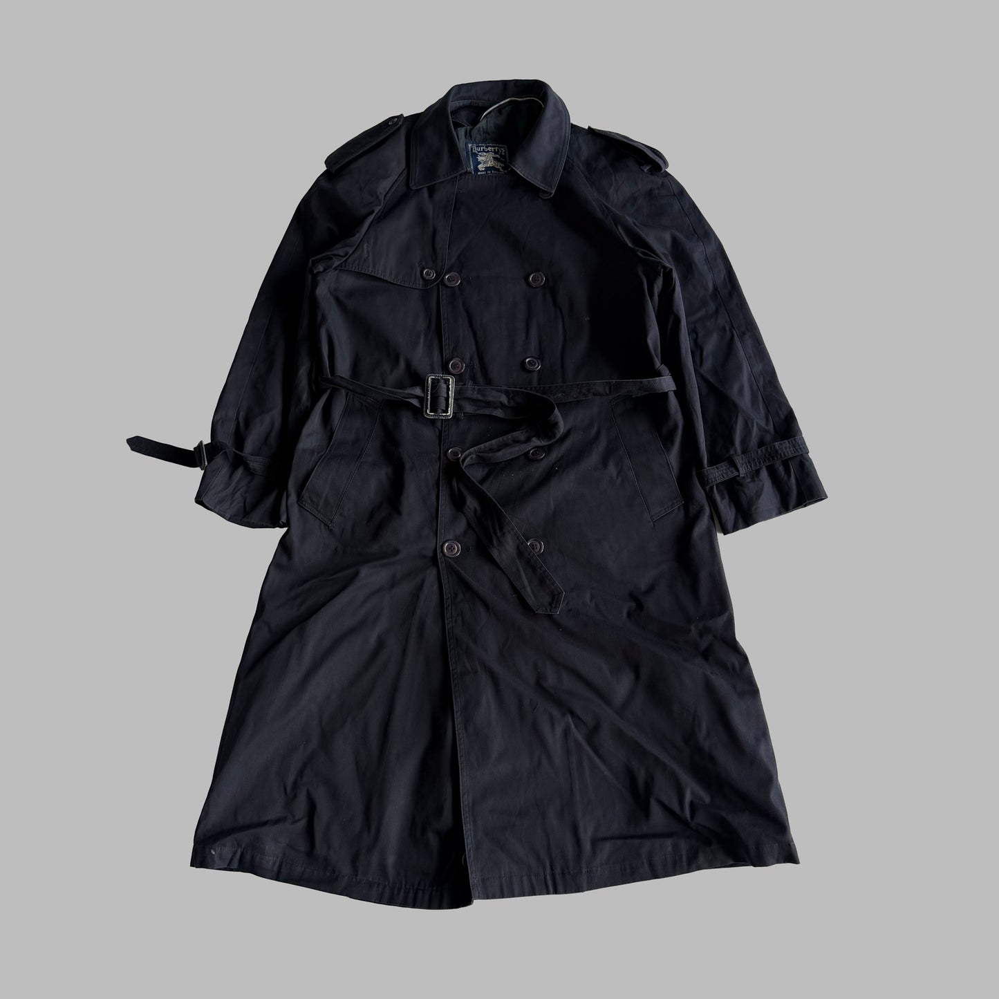 90s Burberry Double Breasted Trench Coat - M