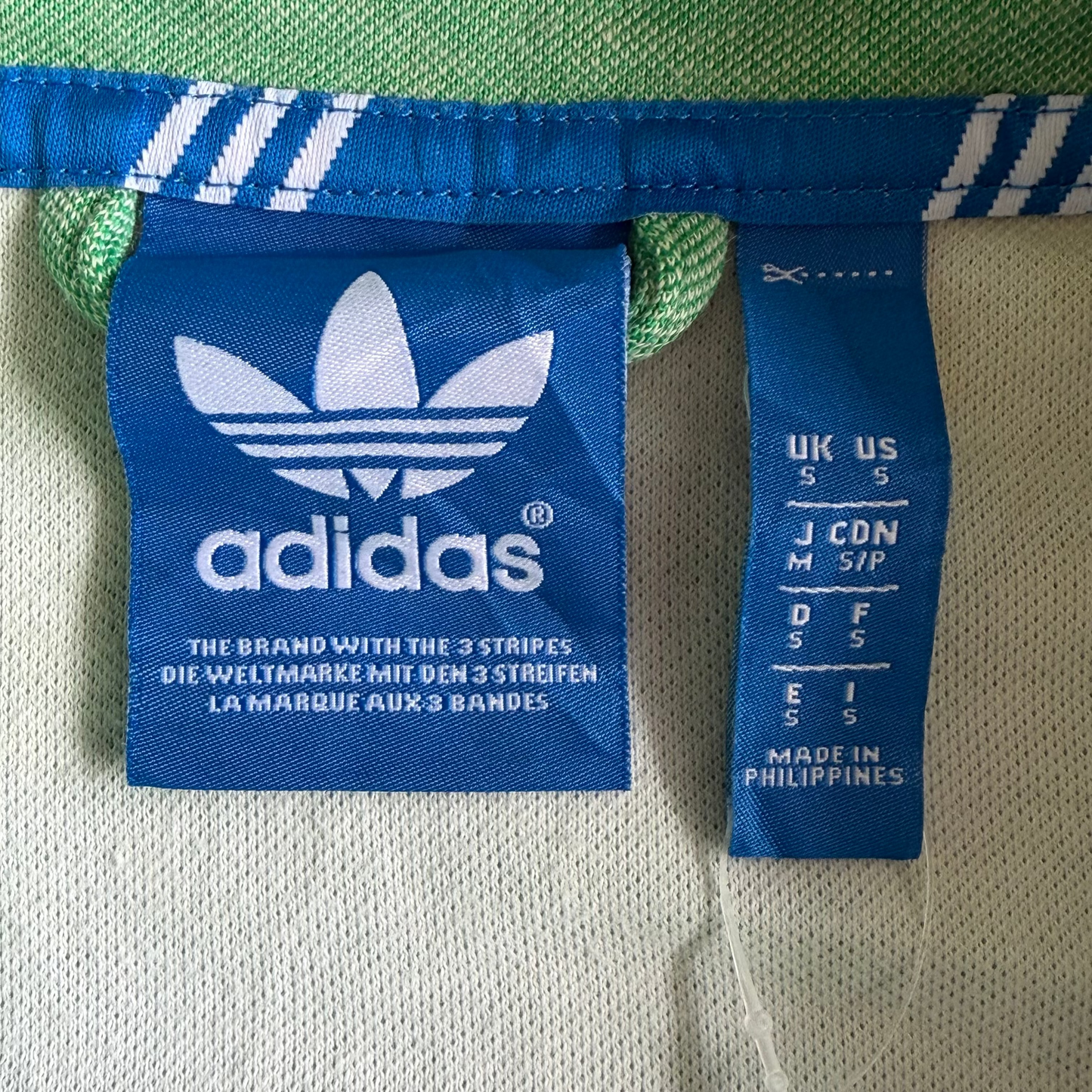Y2K Adidas Three Stripe Track Jacket - L