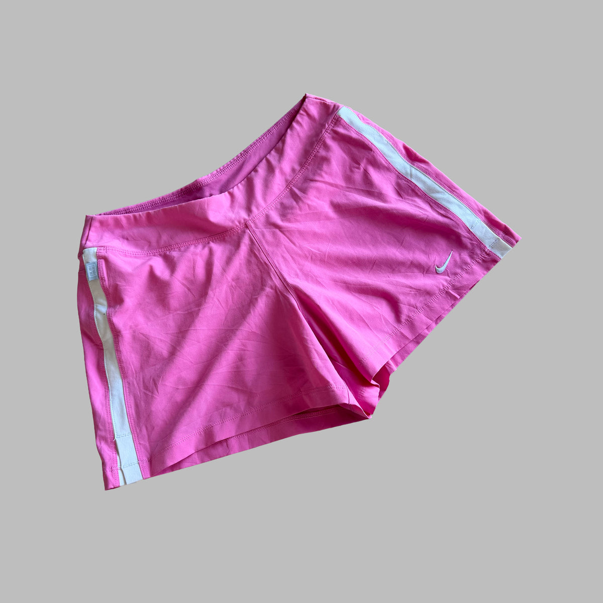 Y2K Nike Striped Activewear Shorts - S