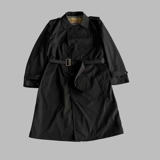 90s Burberry Double Breasted Trench Coat - M